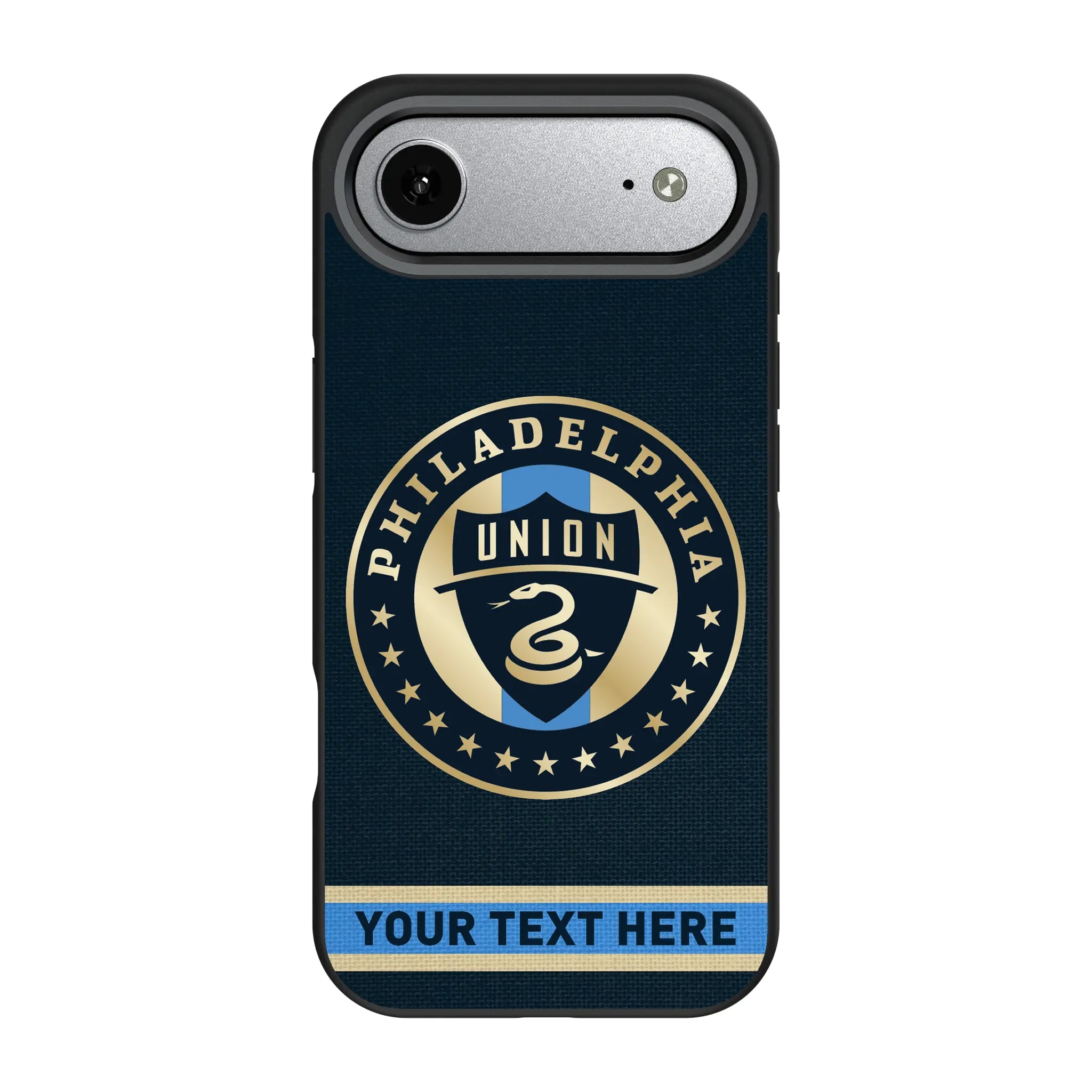 Philadelphia Union Personalized Stripe iPhone Bump Phone Case for Apple iPhone#Device_iPhone Air