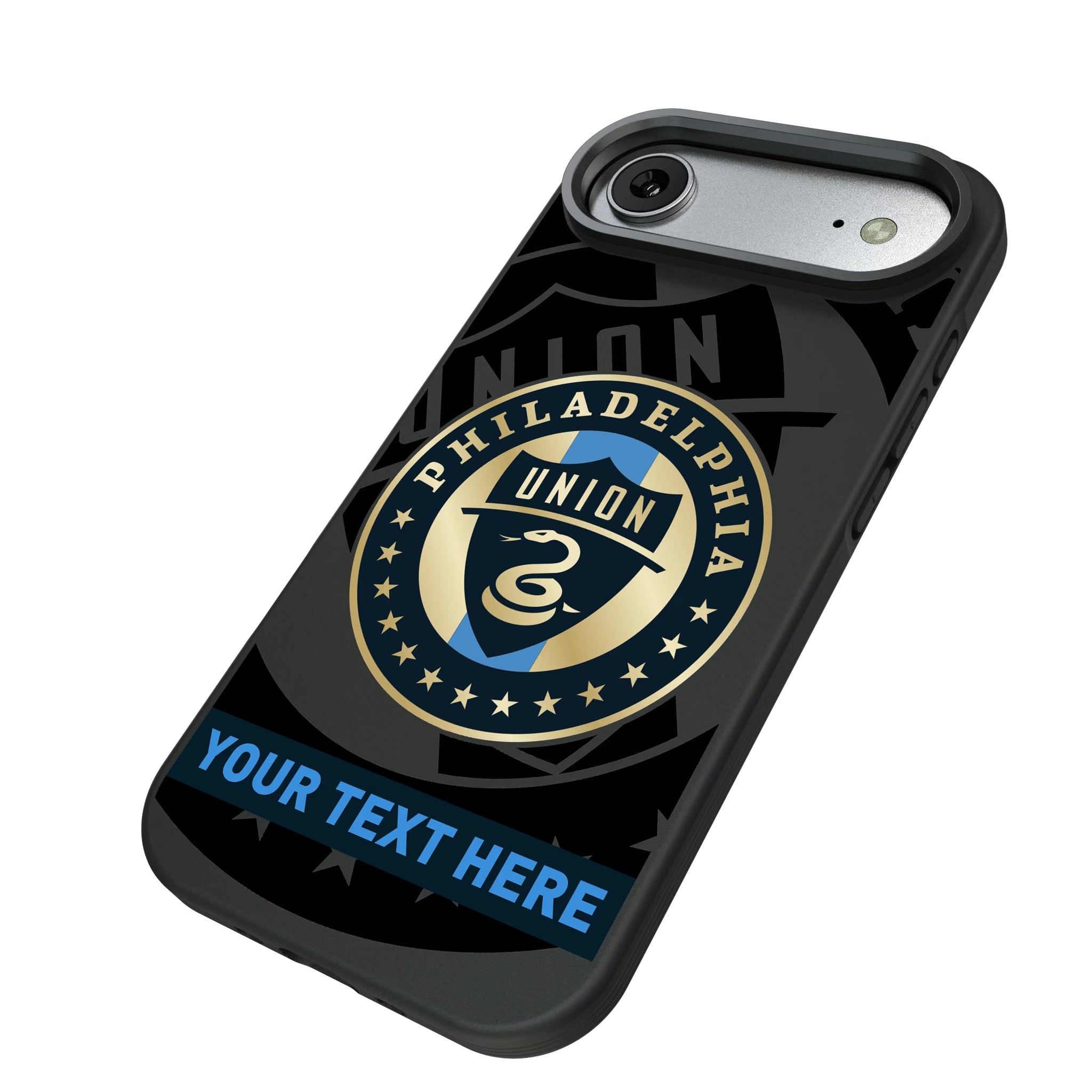 Philadelphia Union Personalized Tilt iPhone Bump Phone Case for Apple iPhone - Isometric View#Device_iPhone Air