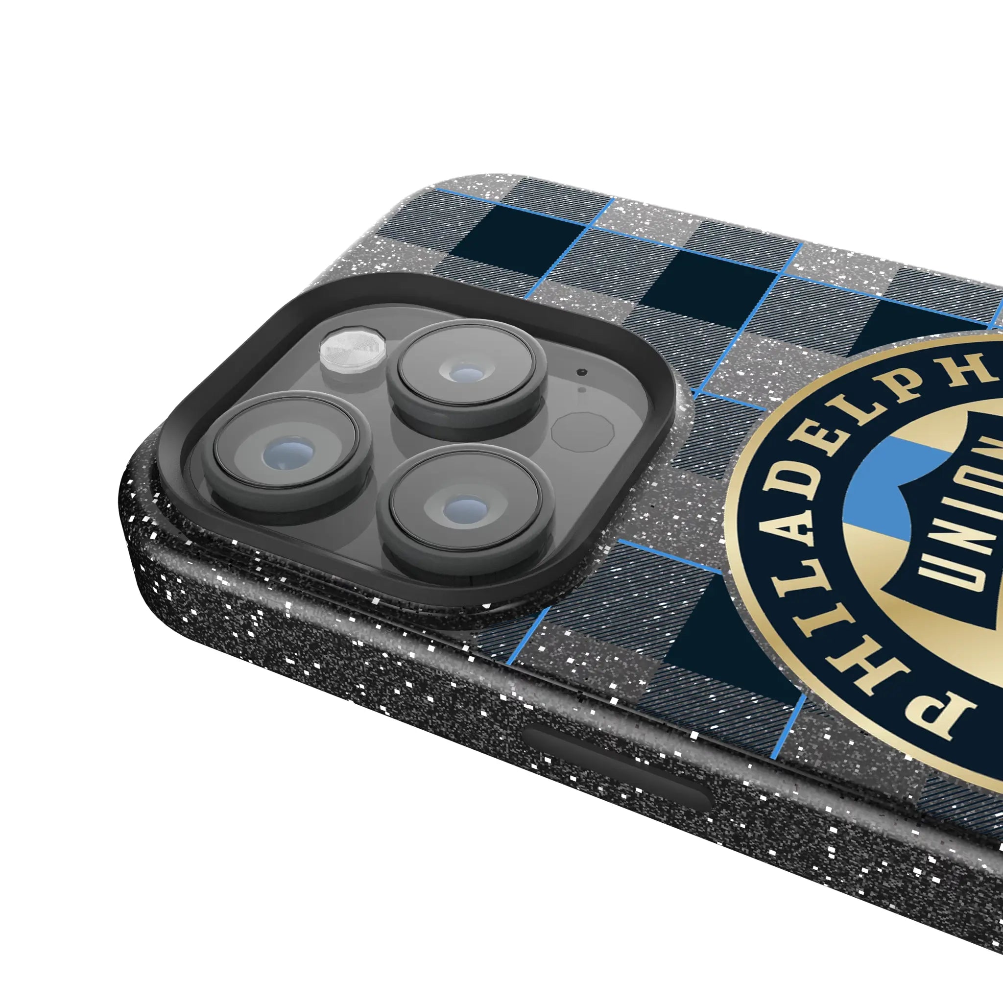 Philadelphia Union Plaid iPhone Bling Phone Case for Apple iPhone - Detail