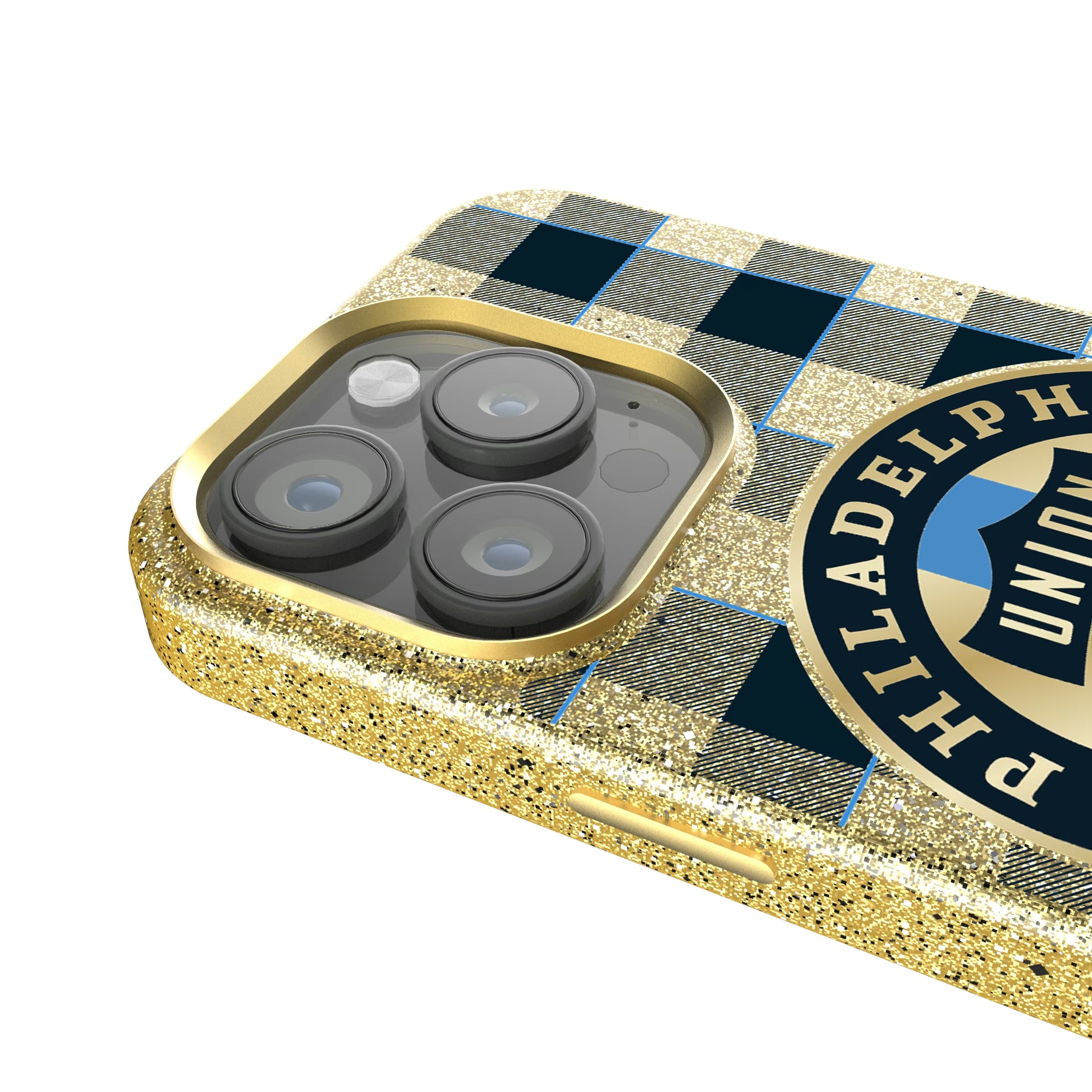Philadelphia Union Plaid iPhone Bling Phone Case for Apple iPhone - Detail