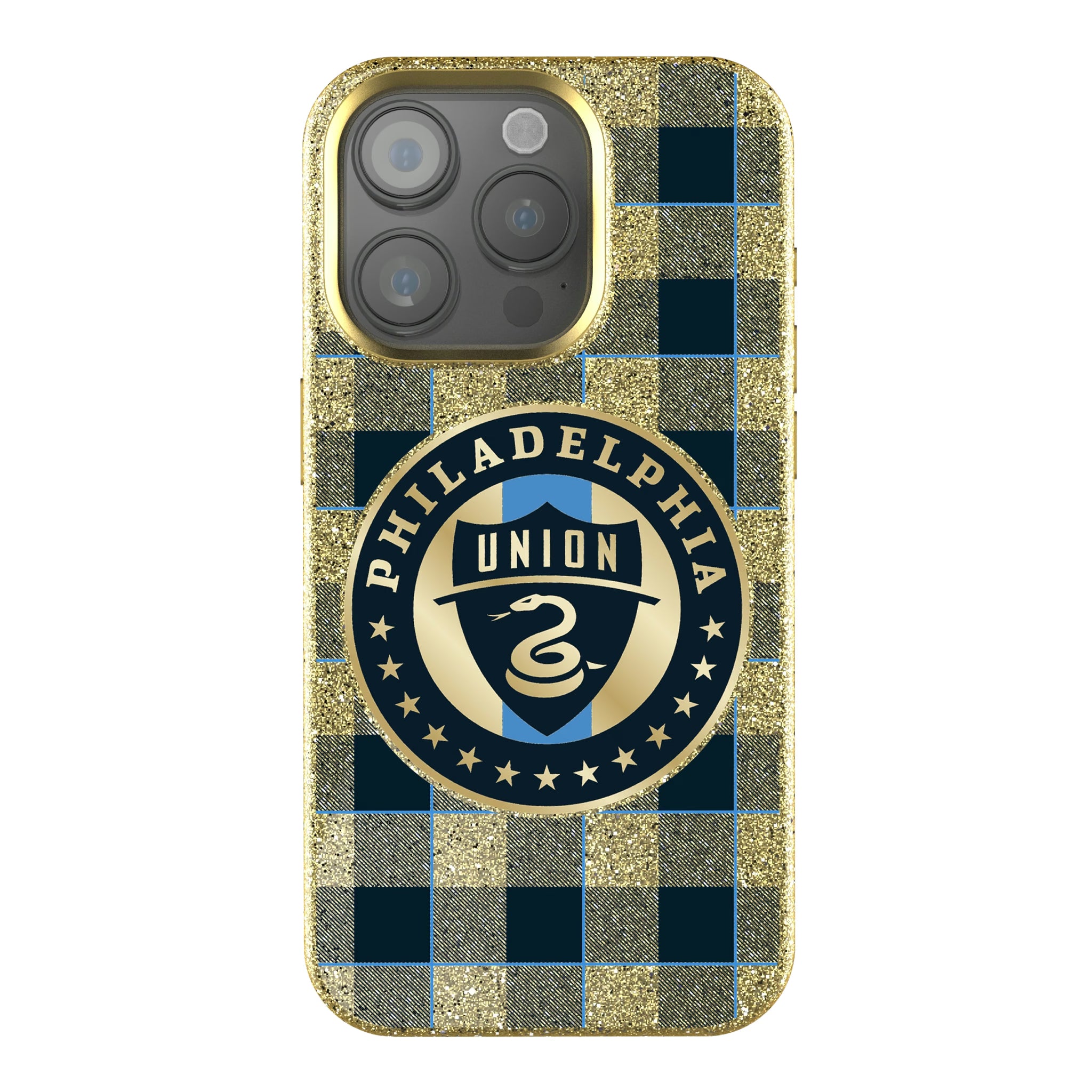 Philadelphia Union Plaid iPhone Bling Phone Case for Apple iPhone