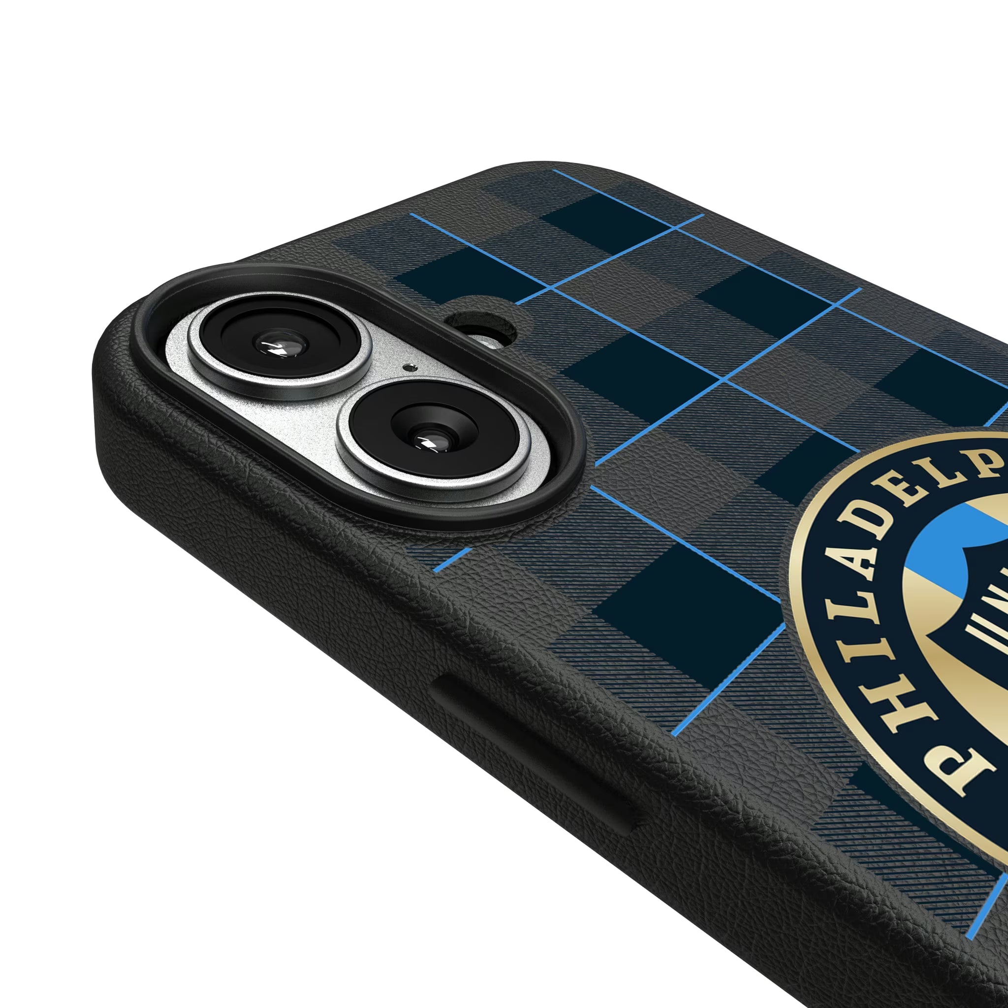 Philadelphia Union Plaid iPhone MagSafe Compatible Phone Case for Apple iPhone - Detail#Device_iPhone 17