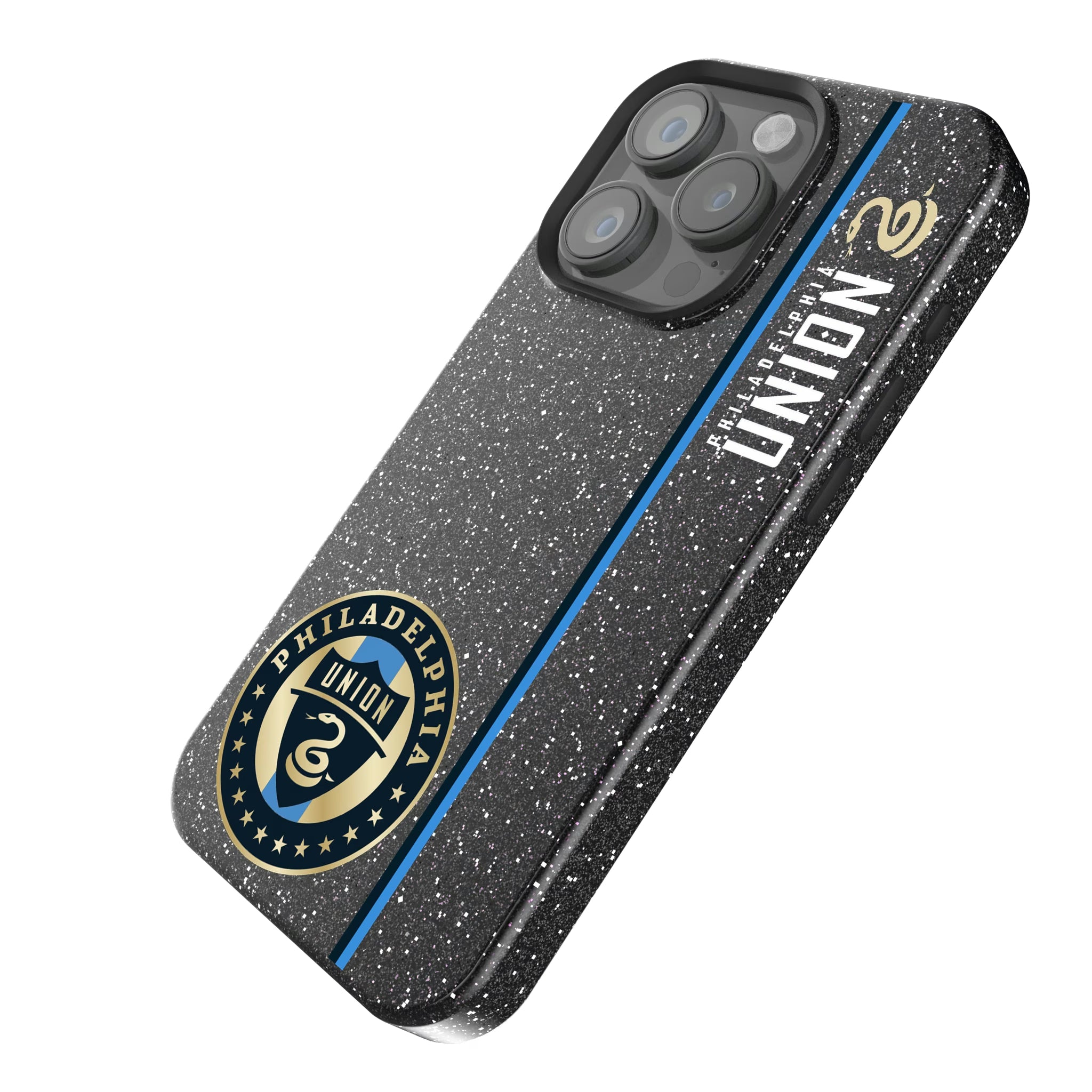 Philadelphia Union Sidebar iPhone Bling Phone Case for Apple iPhone - Isometric View