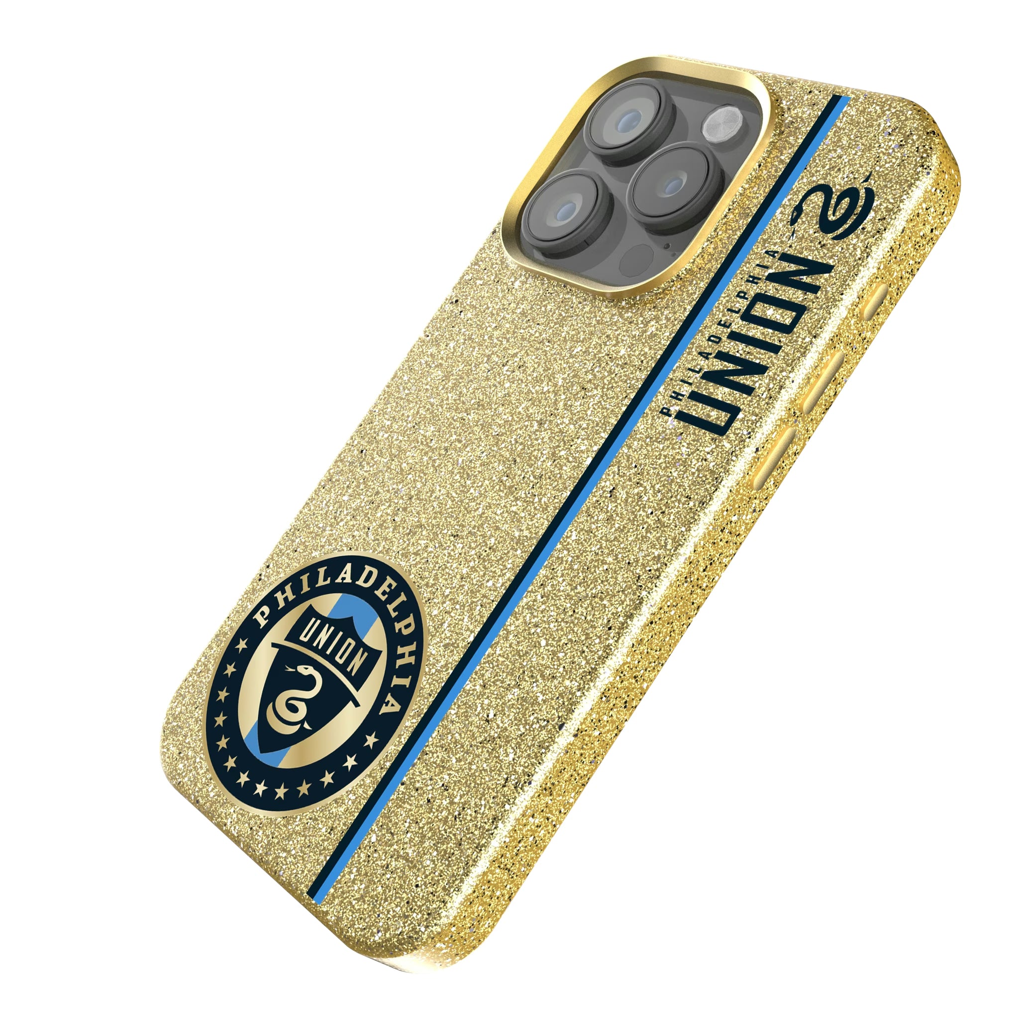 Philadelphia Union Sidebar iPhone Bling Phone Case for Apple iPhone - Isometric View