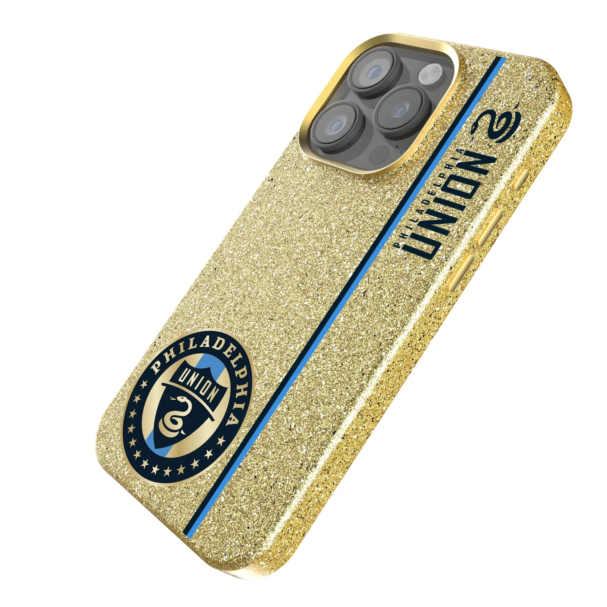 Philadelphia Union Sidebar iPhone Bling Phone Case for Apple iPhone - Isometric View