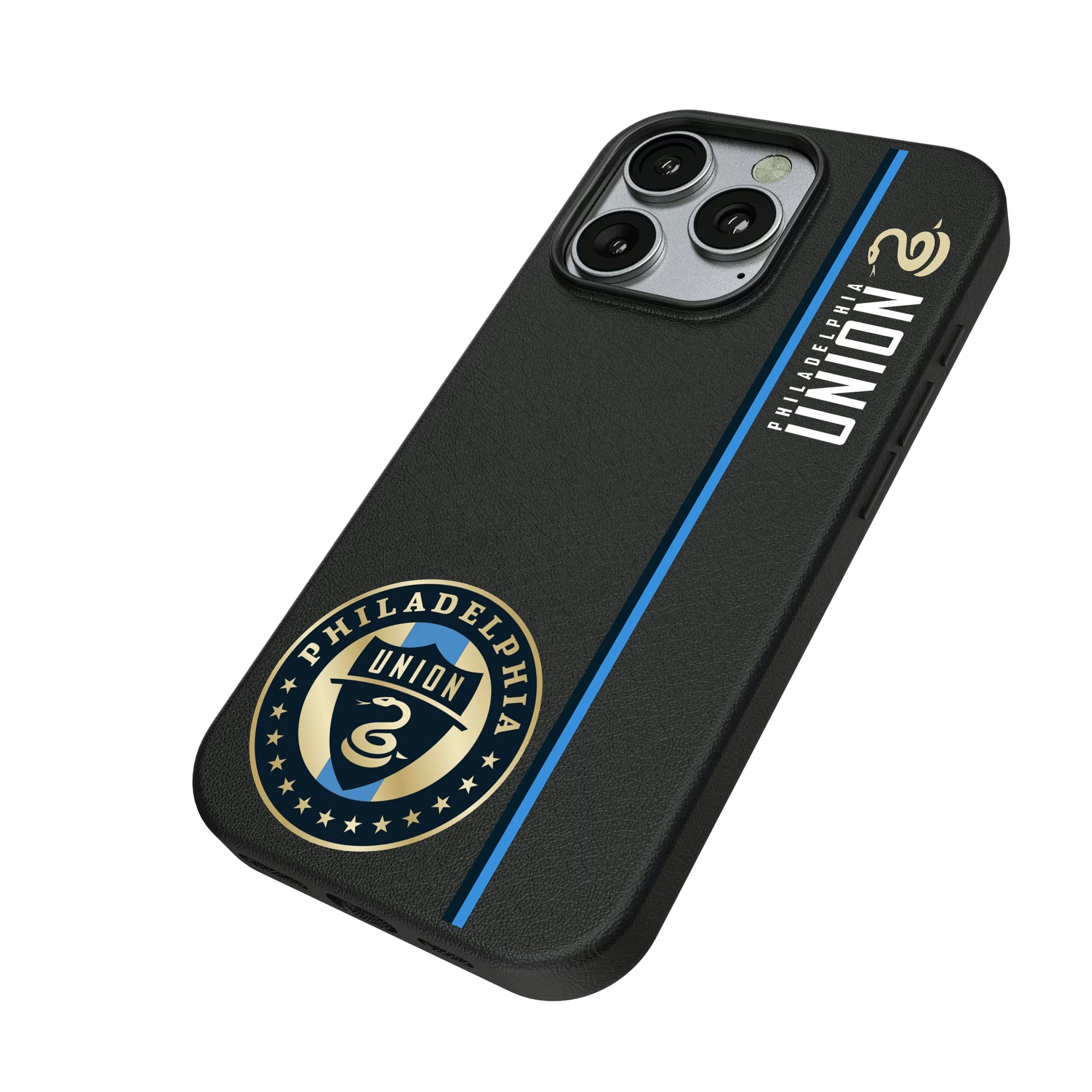 Philadelphia Union Sidebar iPhone MagSafe Compatible Phone Case for Apple iPhone - Isometric View
