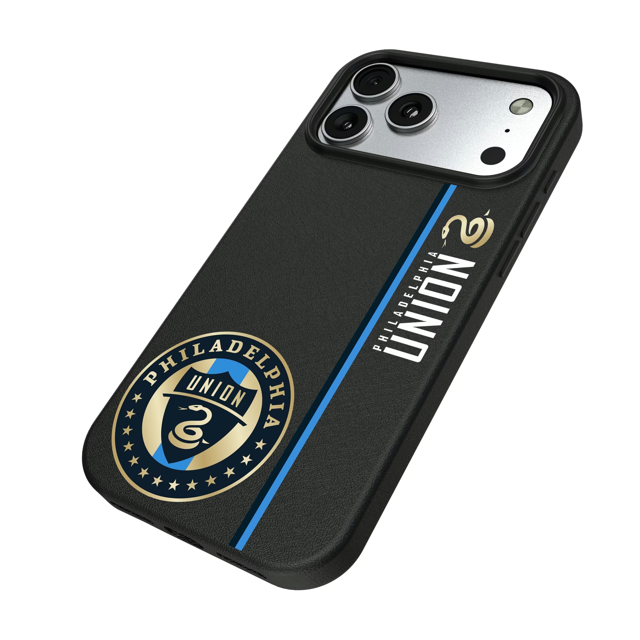 Philadelphia Union Sidebar iPhone MagSafe Compatible Phone Case for Apple iPhone - Isometric View#Device_iPhone 17 Pro Max