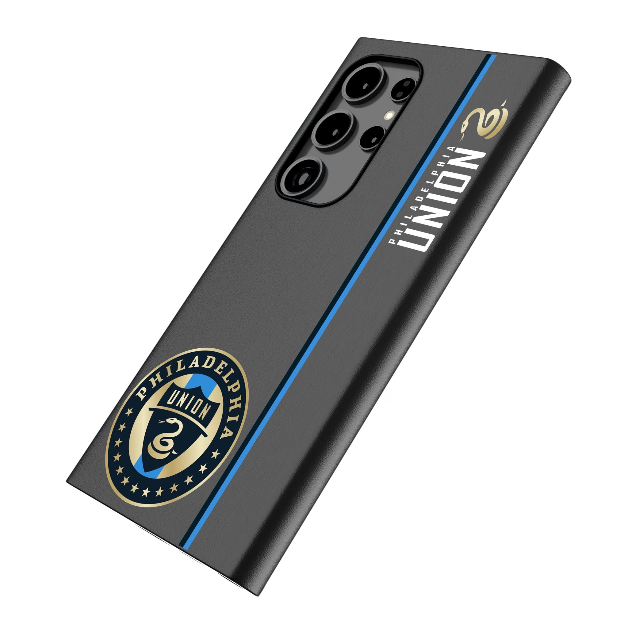 Philadelphia Union Sidebar Galaxy MagSafe Compatible Phone Case for Samsung Galaxy - Isometric View