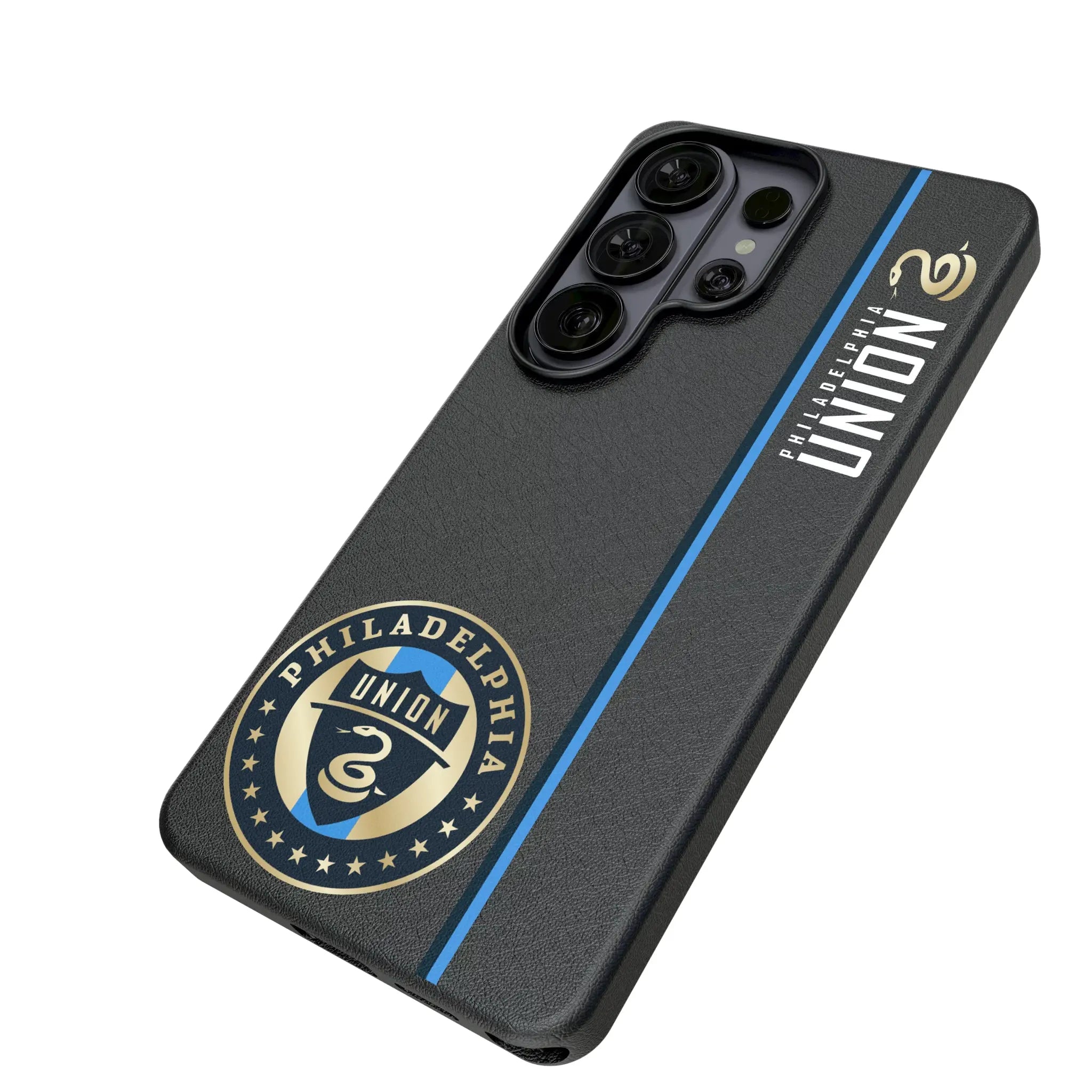 Philadelphia Union Sidebar Galaxy MagSafe Compatible Phone Case for Samsung Galaxy - Isometric View#Device_Galaxy S26 Ultra