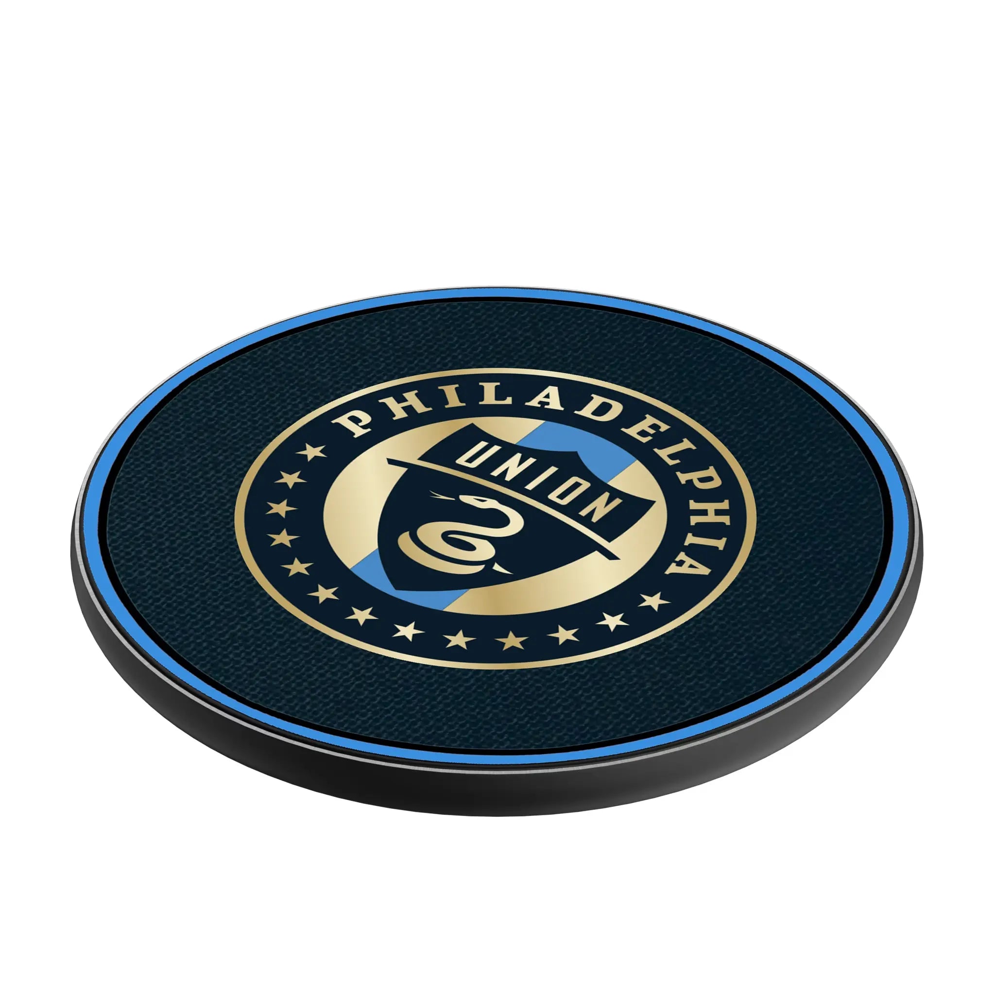 Philadelphia Union Solid 15-Watt Wireless Charger - Isometric View