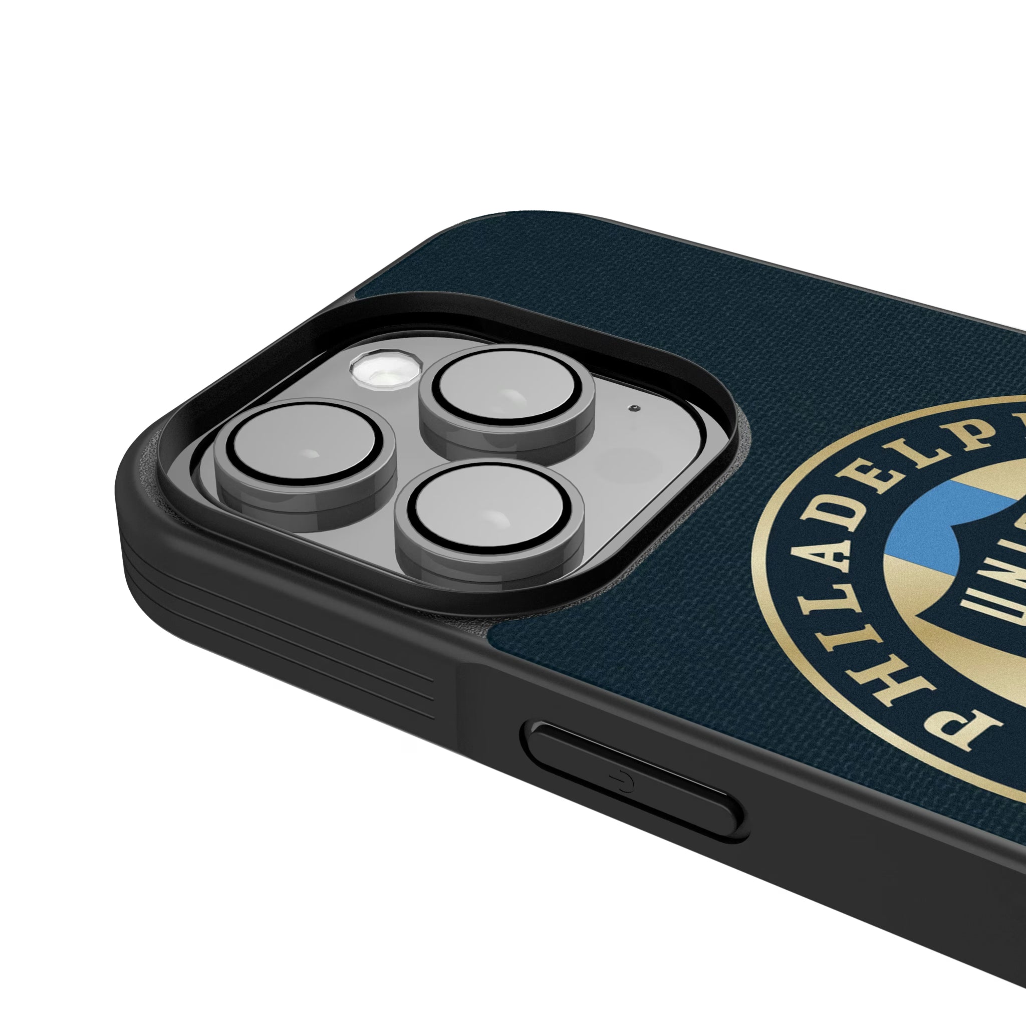 Philadelphia Union Stripe iPhone Bump Phone Case for Apple iPhone - Detail