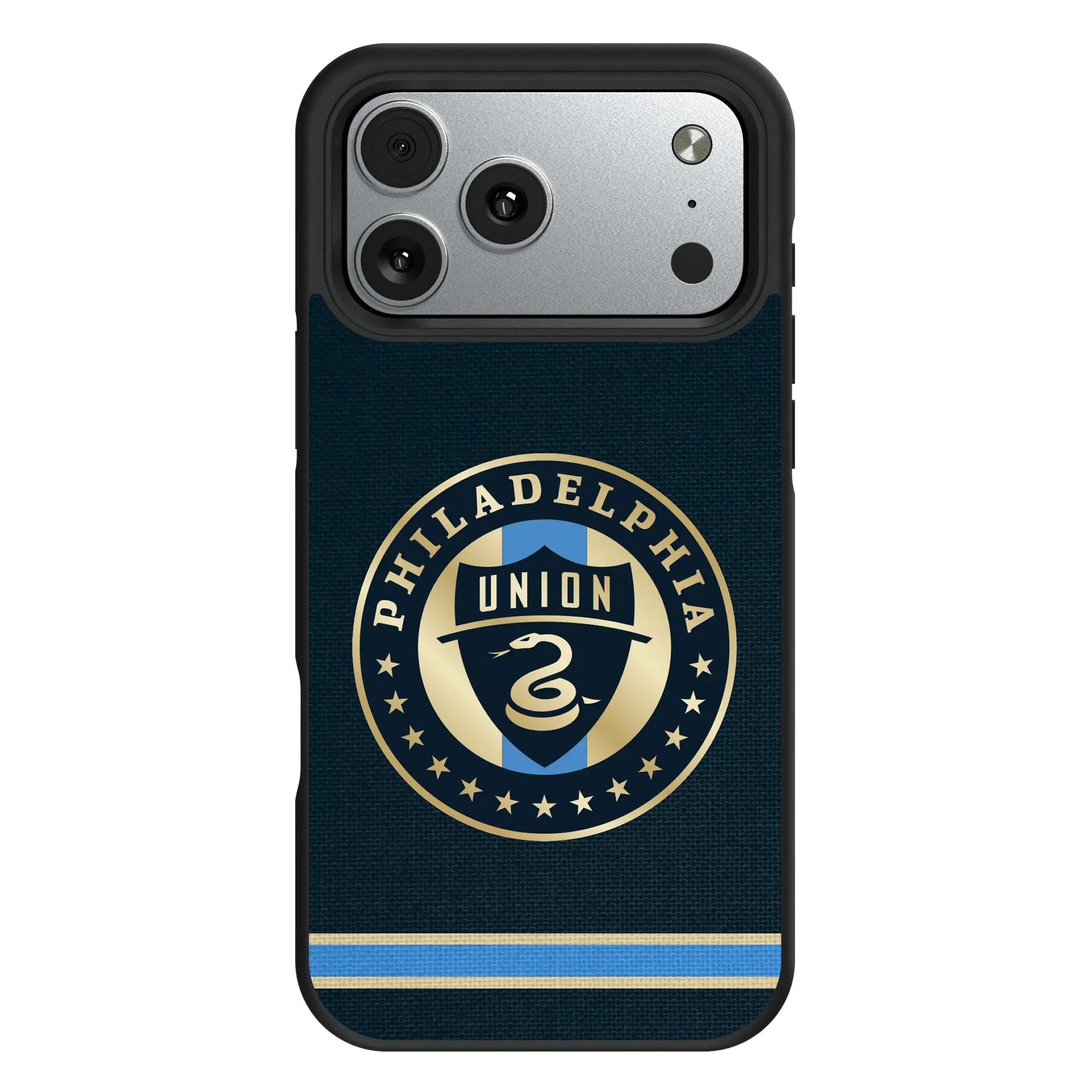 Philadelphia Union Stripe iPhone Bump Phone Case for Apple iPhone#Device_iPhone 17 Pro Max