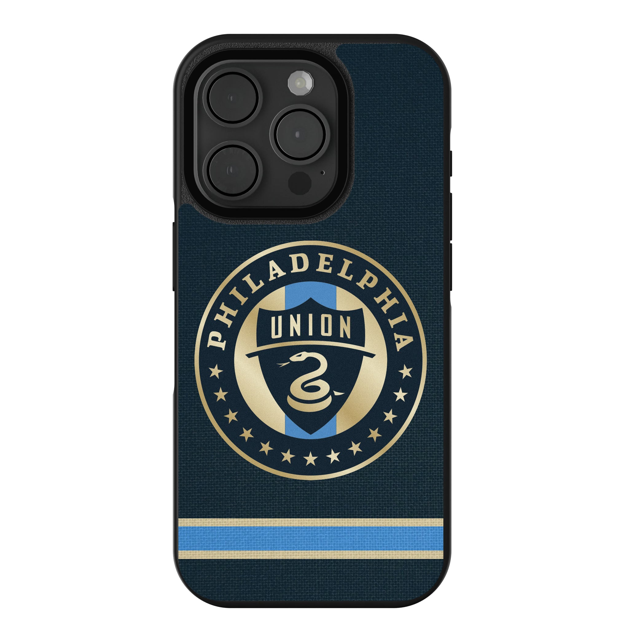 Philadelphia Union Stripe iPhone Bump Phone Case for Apple iPhone