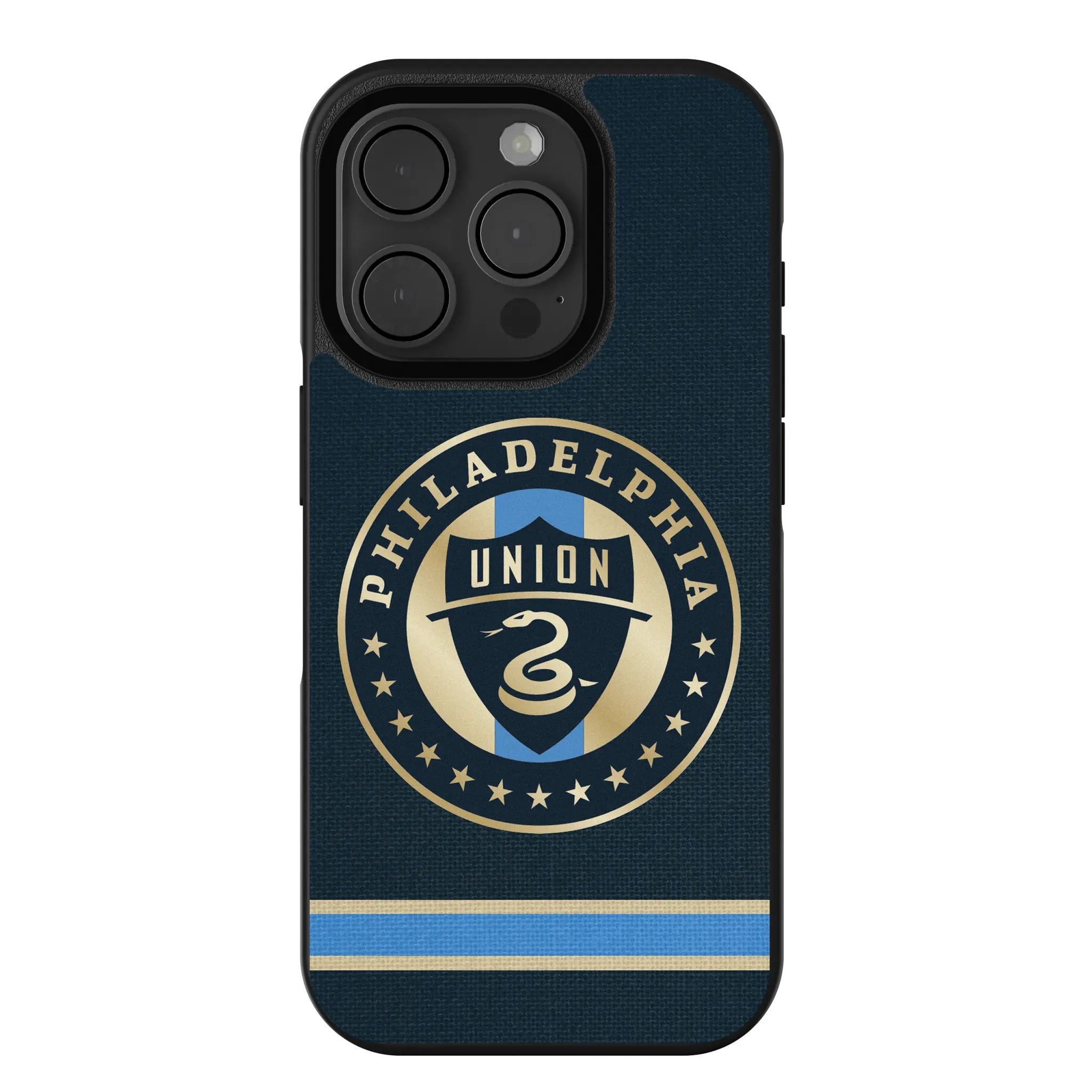 Philadelphia Union Stripe iPhone Bump Phone Case for Apple iPhone
