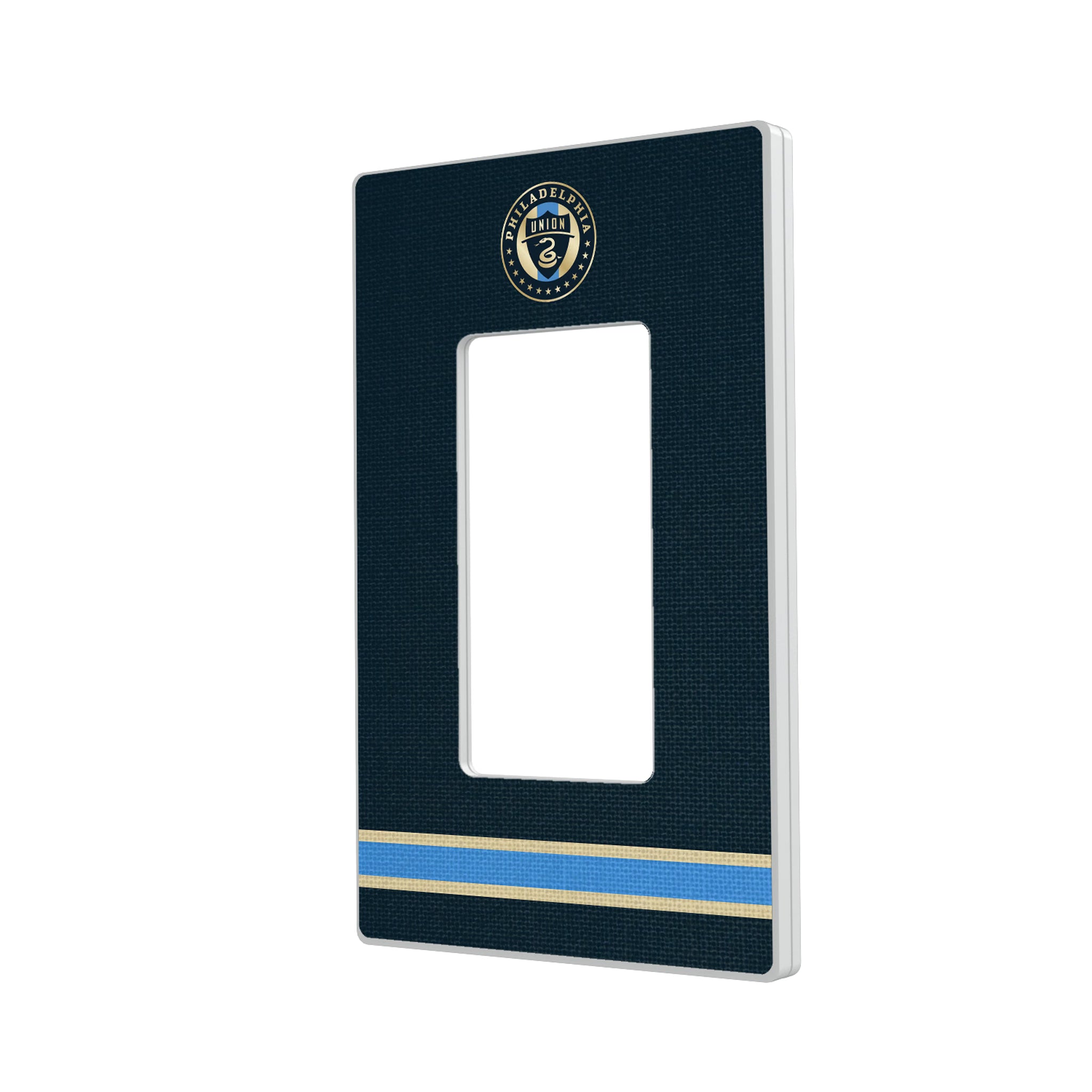 Philadelphia Union Stripe Hidden-Screw Light Switch Plate#Style_Single Rocker