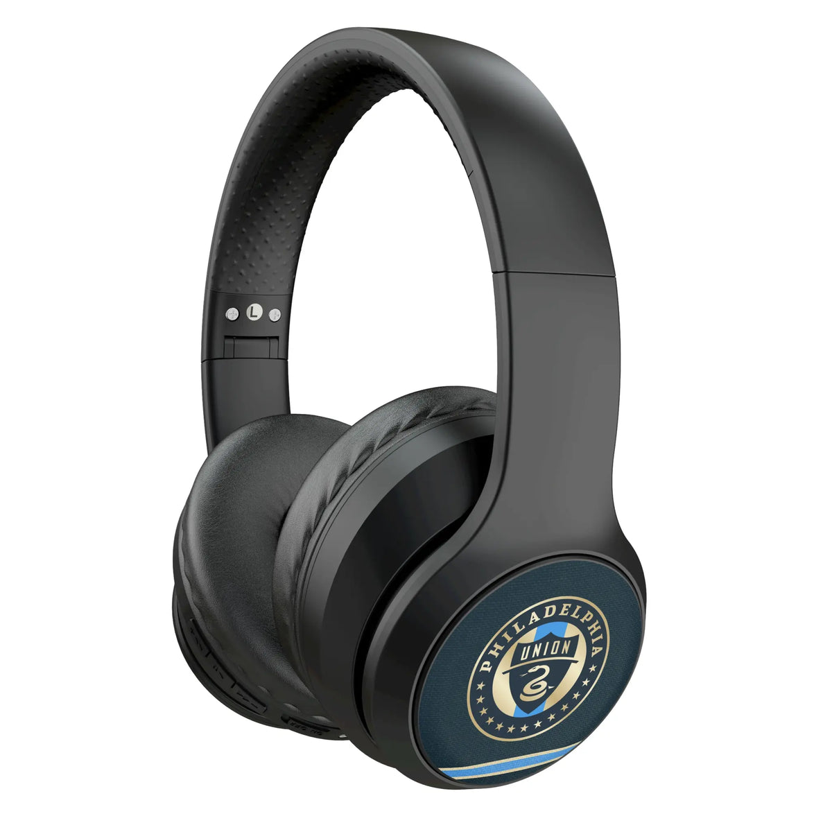 Philadelphia Union Stripe Wireless Over-Ear Headphones With Case