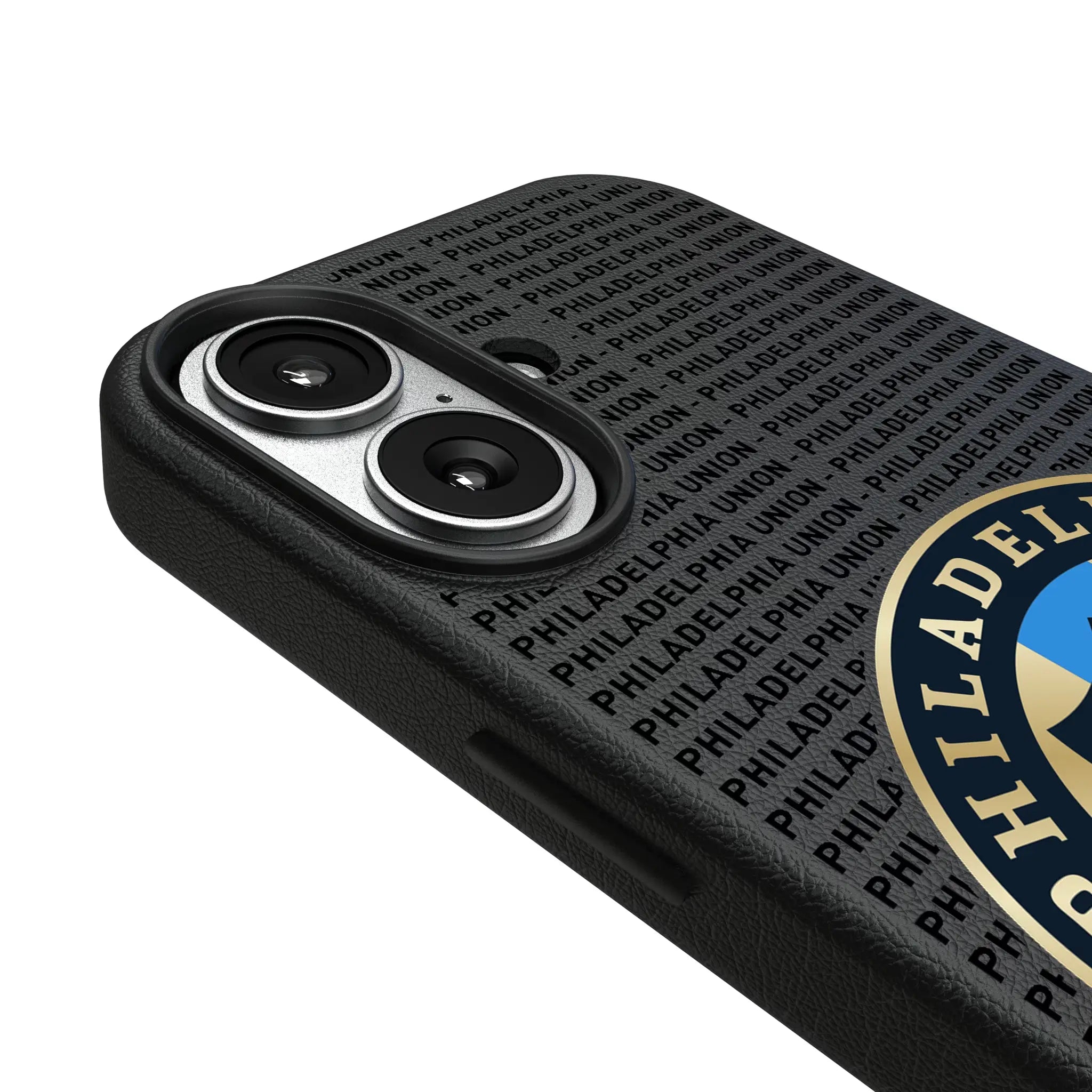 Philadelphia Union Text Backdrop iPhone MagSafe Compatible Phone Case for Apple iPhone - Detail#Device_iPhone 17