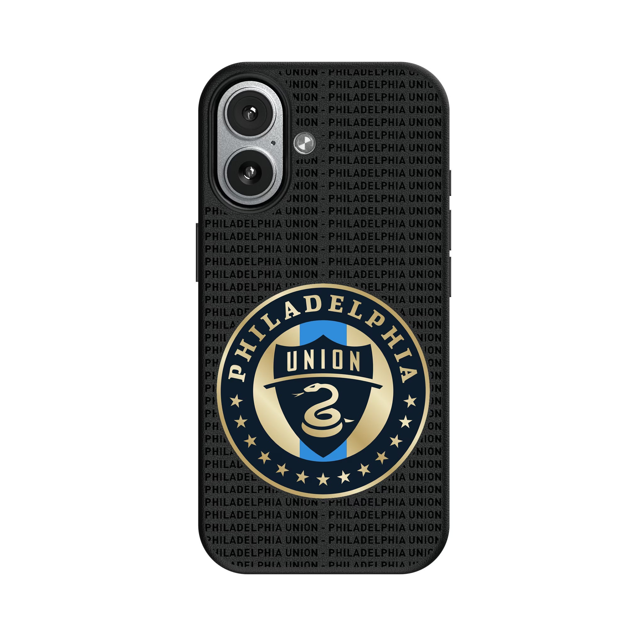 Philadelphia Union Text Backdrop iPhone MagSafe Compatible Phone Case for Apple iPhone#Device_iPhone 17