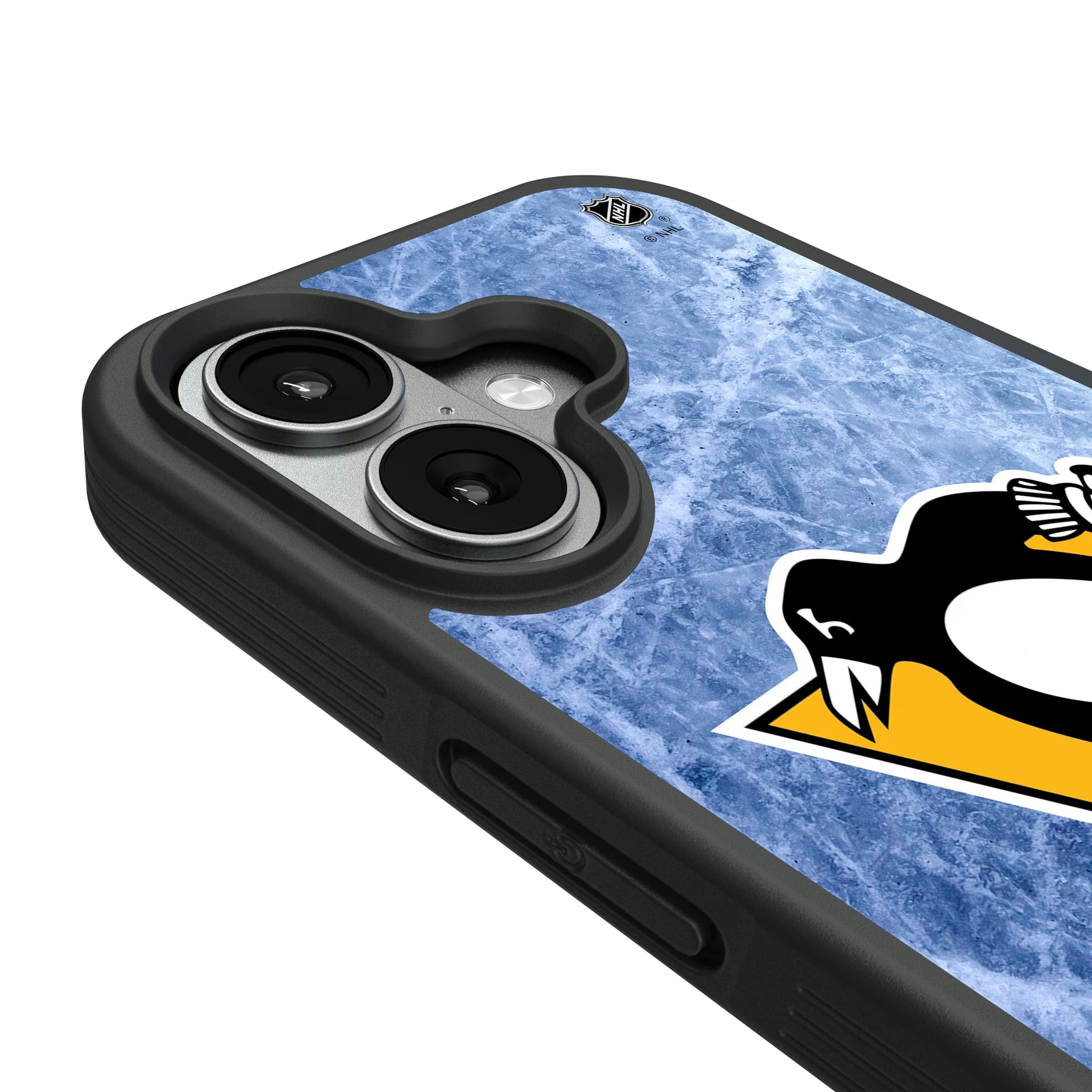 Pittsburgh Penguins Ice Wordmark iPhone Bump Phone Case for Apple iPhone - Detail#Device_iPhone 17