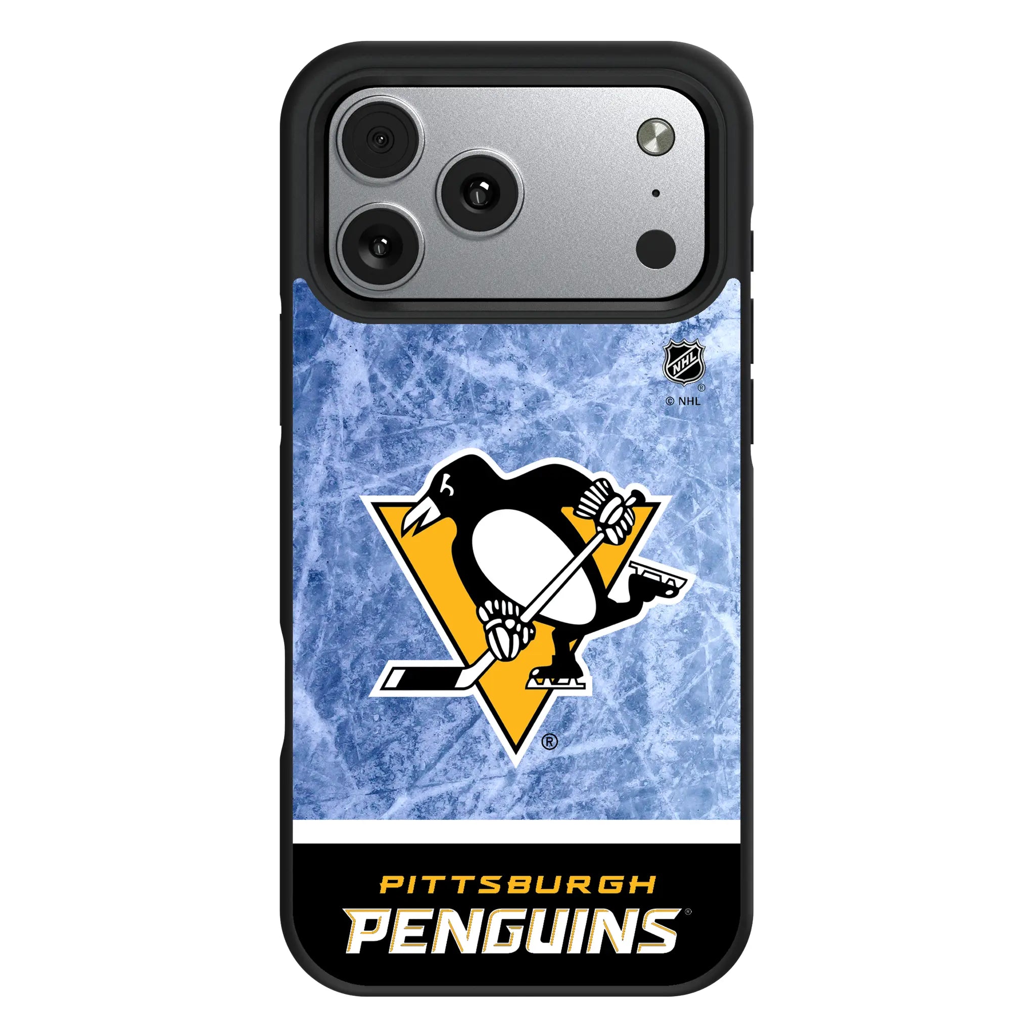 Pittsburgh Penguins Ice Wordmark iPhone Bump Phone Case for Apple iPhone#Device_iPhone 17 Pro Max