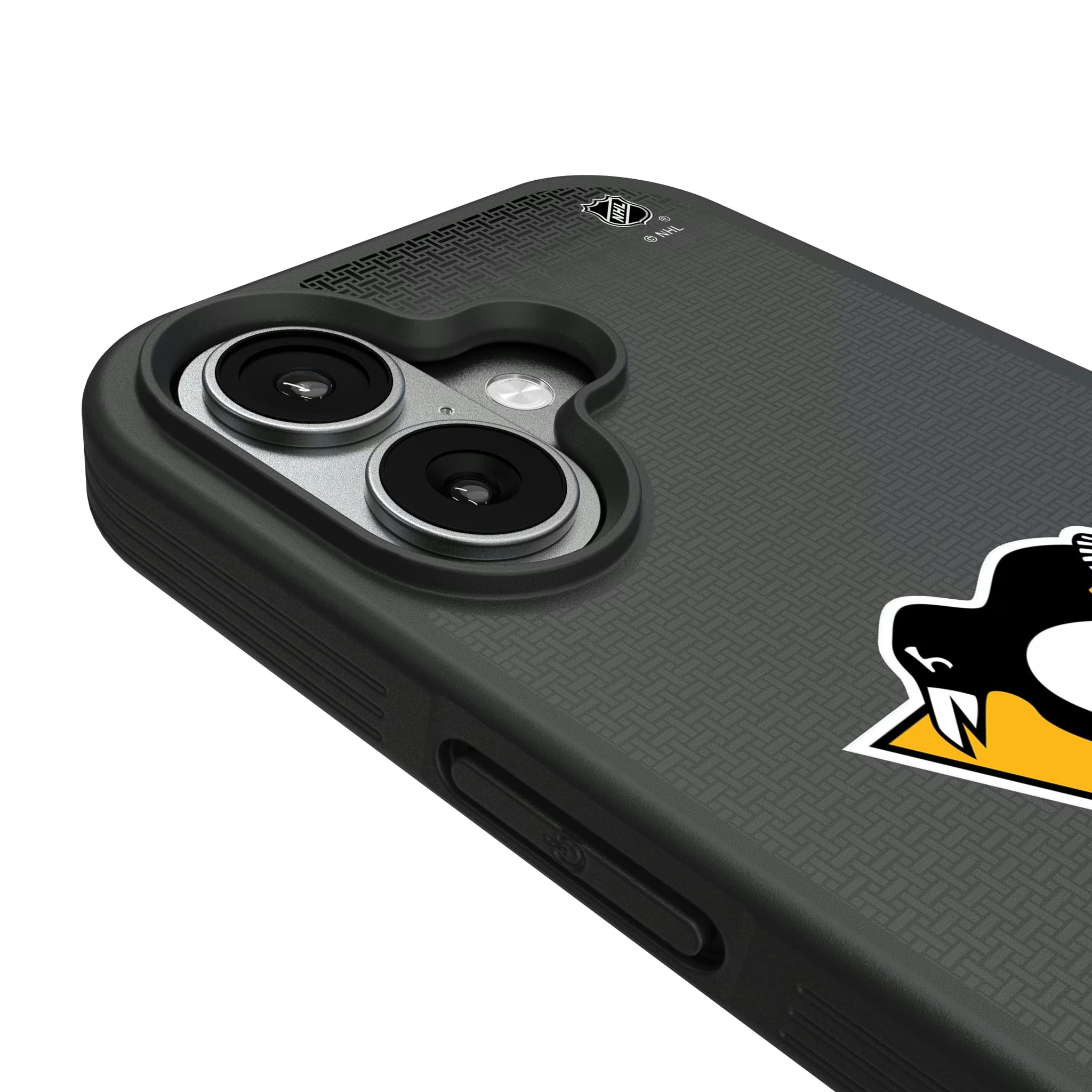 Pittsburgh Penguins Linen iPhone Bump Phone Case for Apple iPhone - Detail#Device_iPhone 17