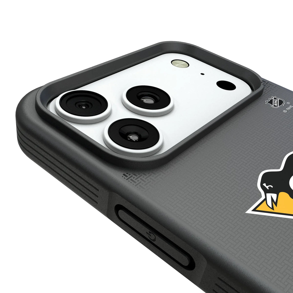 Pittsburgh Penguins Linen iPhone Bump Phone Case for Apple iPhone - Detail#Device_iPhone 18 Pro Max