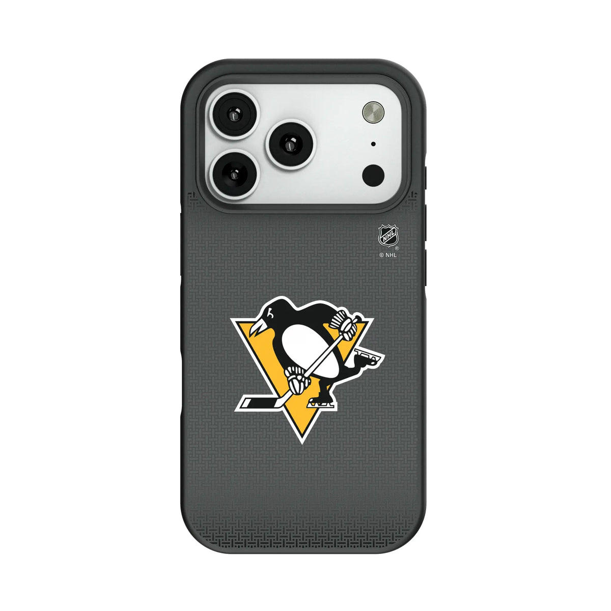 Pittsburgh Penguins Linen Bump Phone Case for Apple iPhone