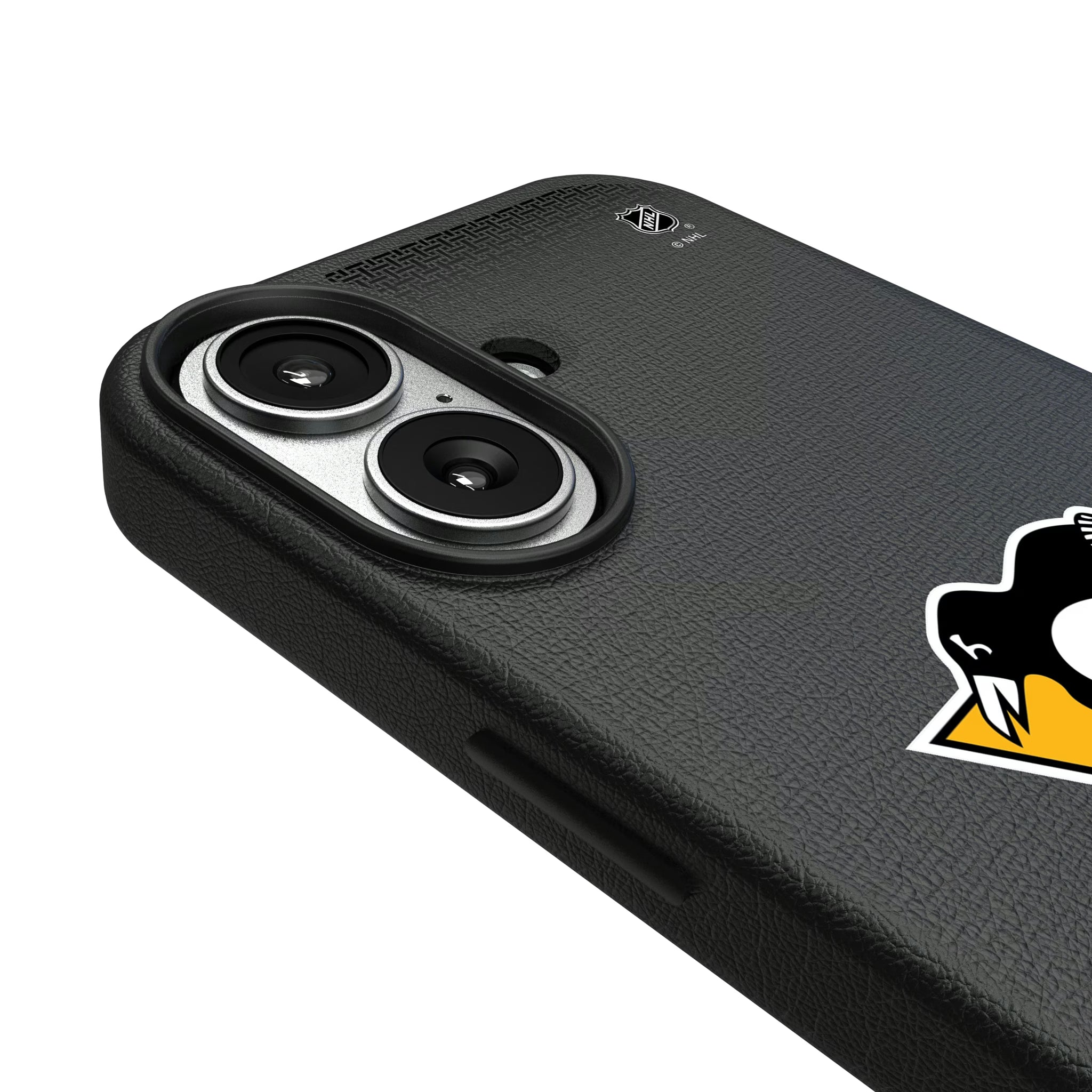 Pittsburgh Penguins Linen iPhone MagSafe Compatible Phone Case for Apple iPhone - Detail#Device_iPhone 17