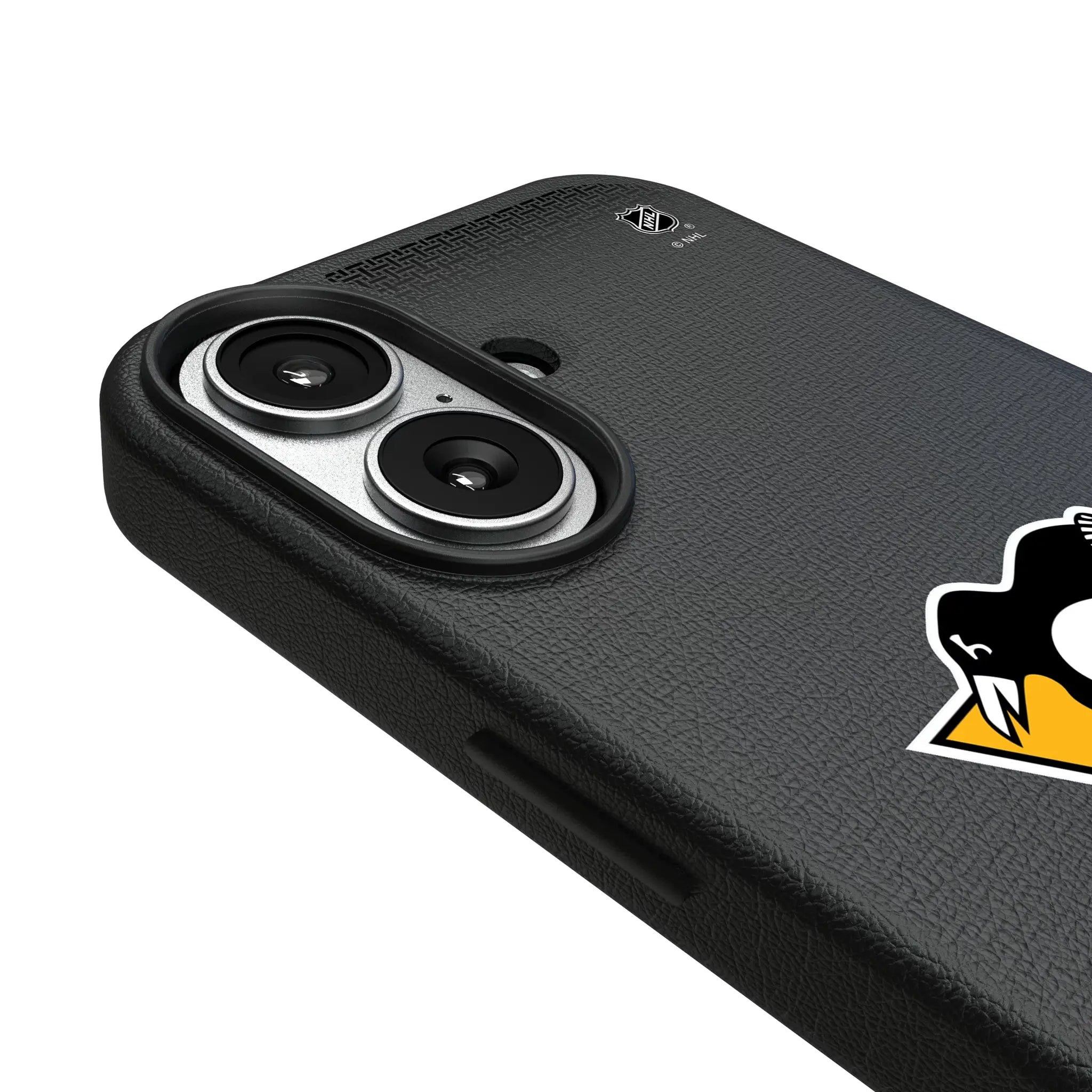 Pittsburgh Penguins Linen iPhone MagSafe Compatible Phone Case for Apple iPhone - Detail#Device_iPhone 17