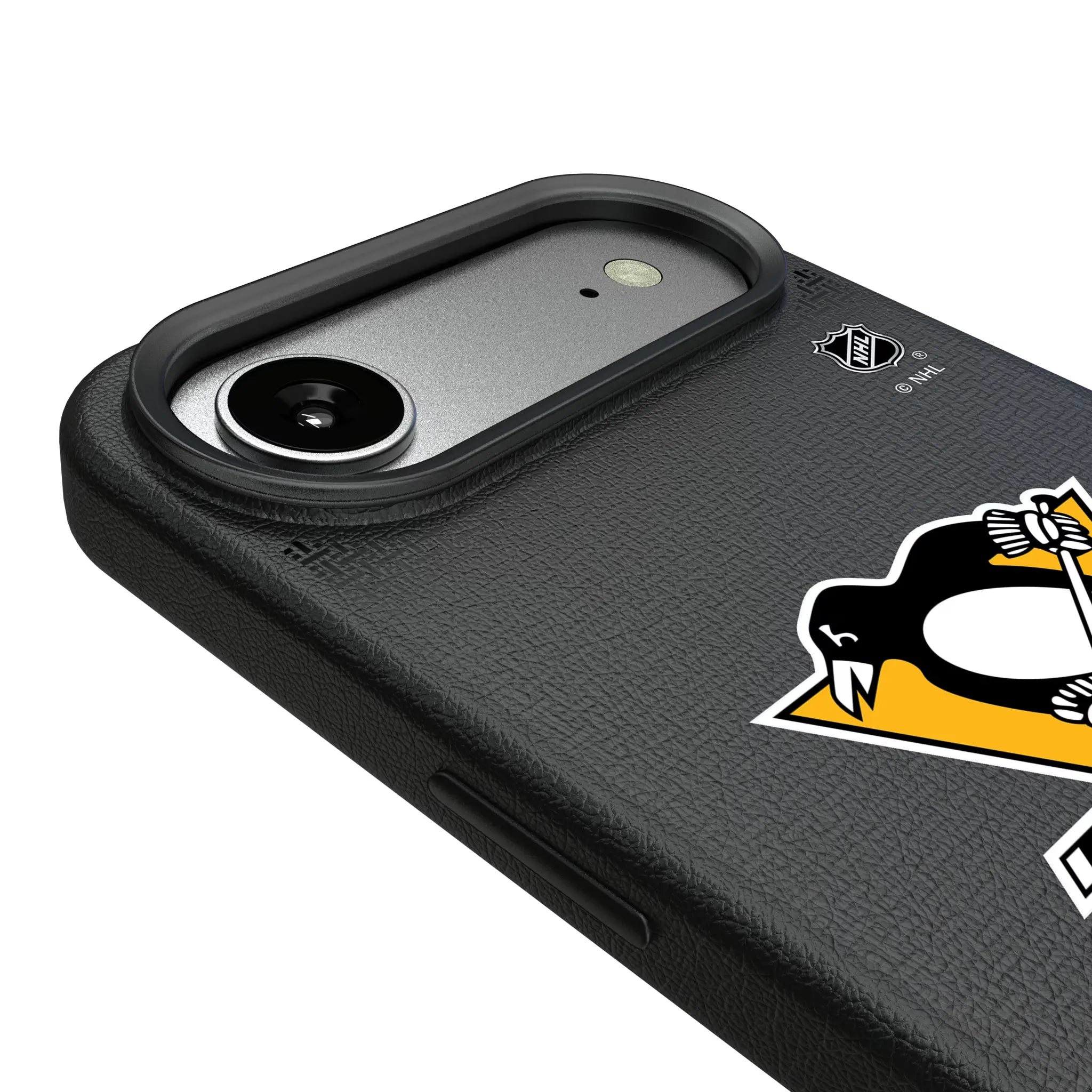 Pittsburgh Penguins Linen iPhone MagSafe Compatible Phone Case for Apple iPhone - Detail#Device_iPhone Air