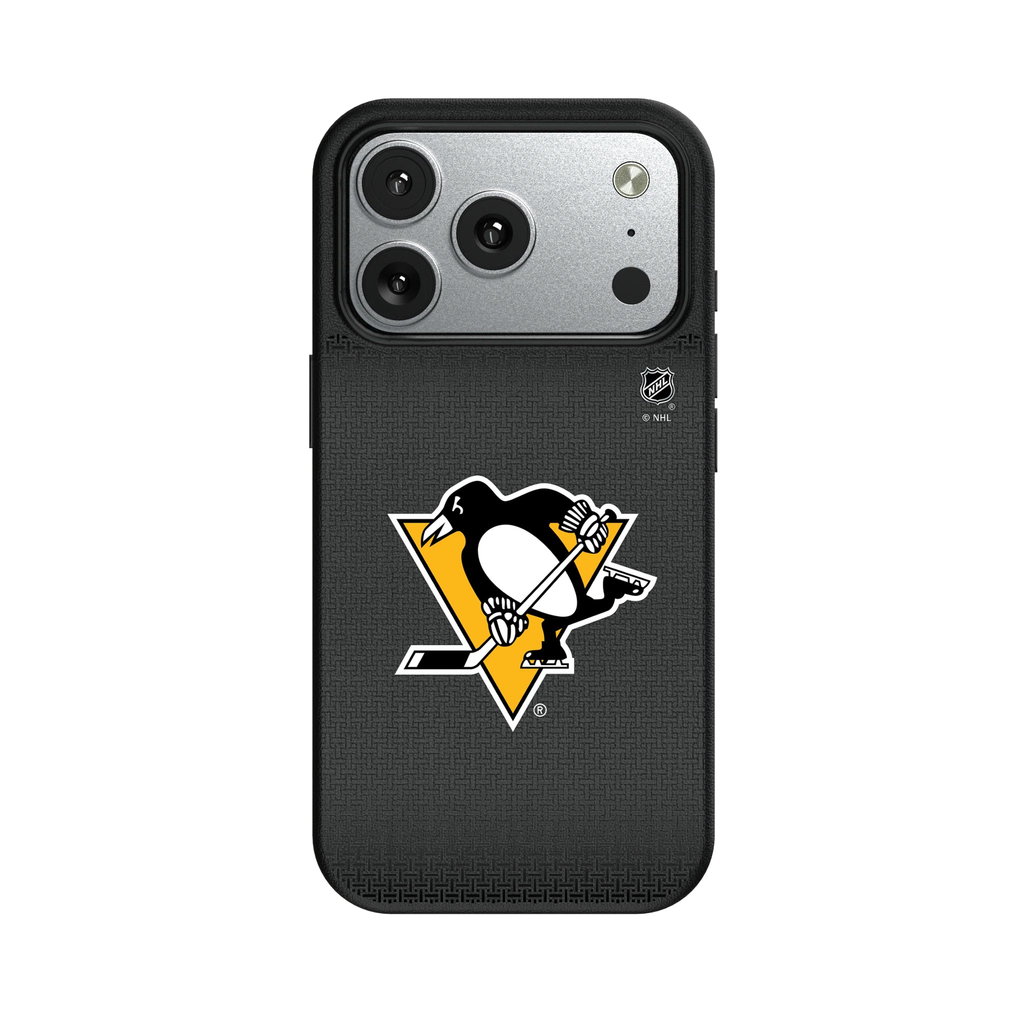 Pittsburgh Penguins Linen iPhone MagSafe Compatible Phone Case for Apple iPhone#Device_iPhone 17 Pro