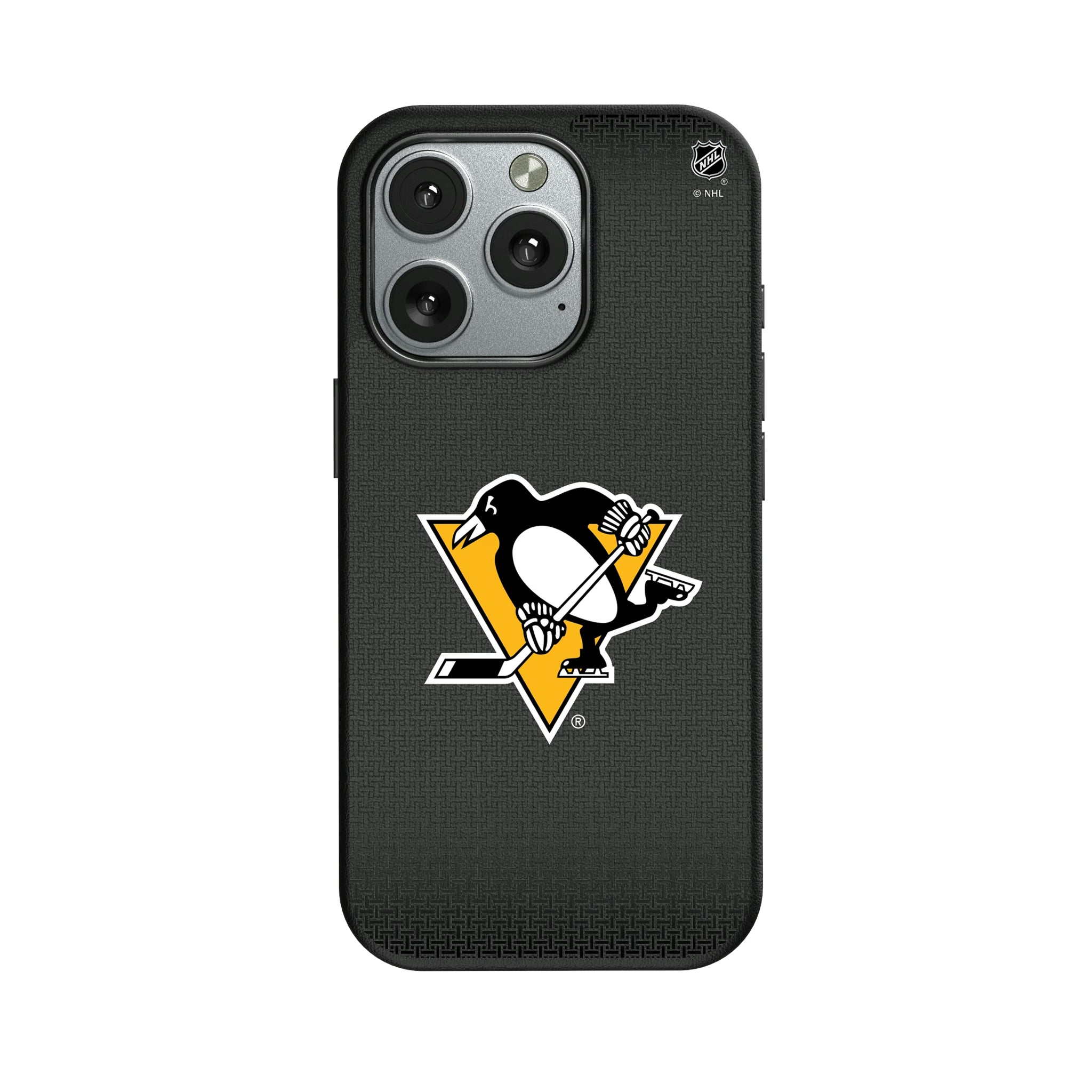 Pittsburgh Penguins Linen iPhone MagSafe Compatible Phone Case for Apple iPhone