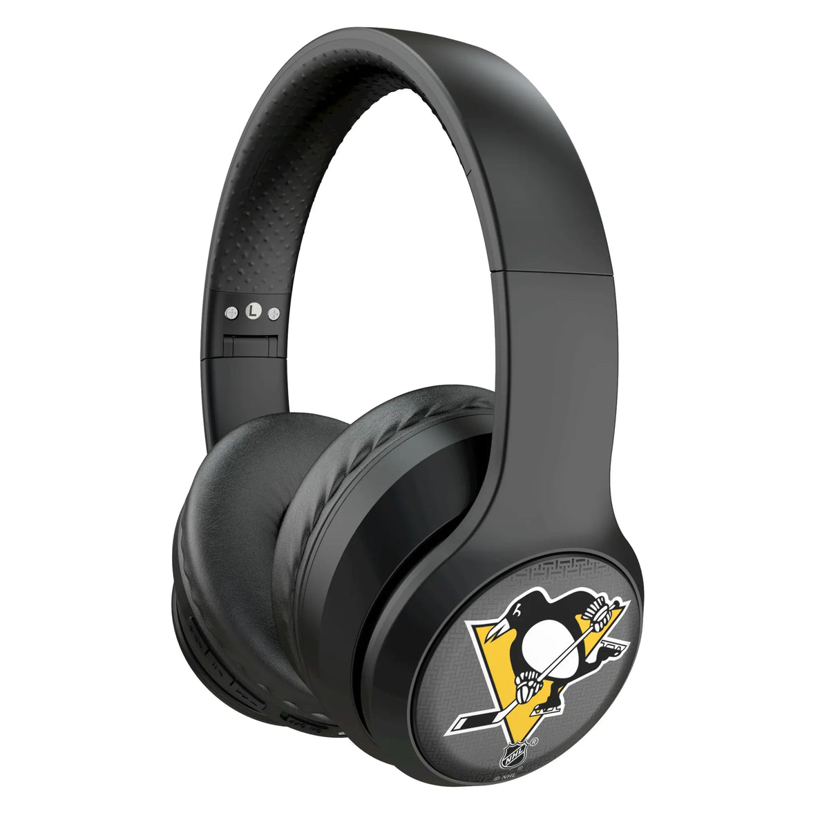 Pittsburgh Penguins Linen Wireless Over-Ear Headphones With Case