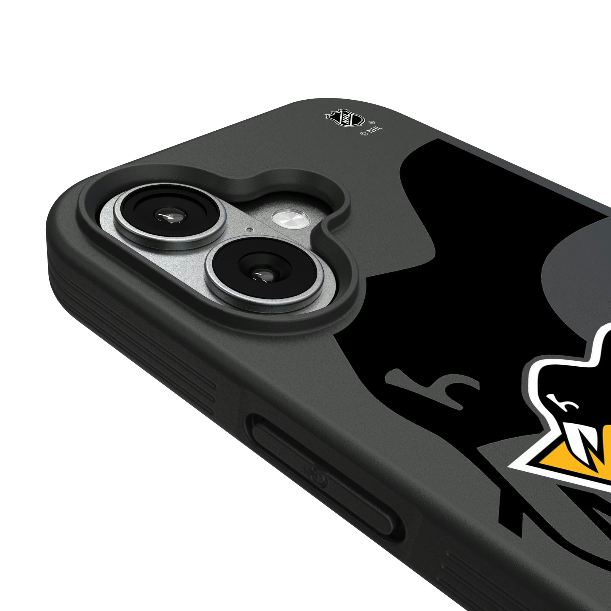 Pittsburgh Penguins Monocolor Tilt iPhone Bump Phone Case for Apple iPhone - Detail#Device_iPhone 17