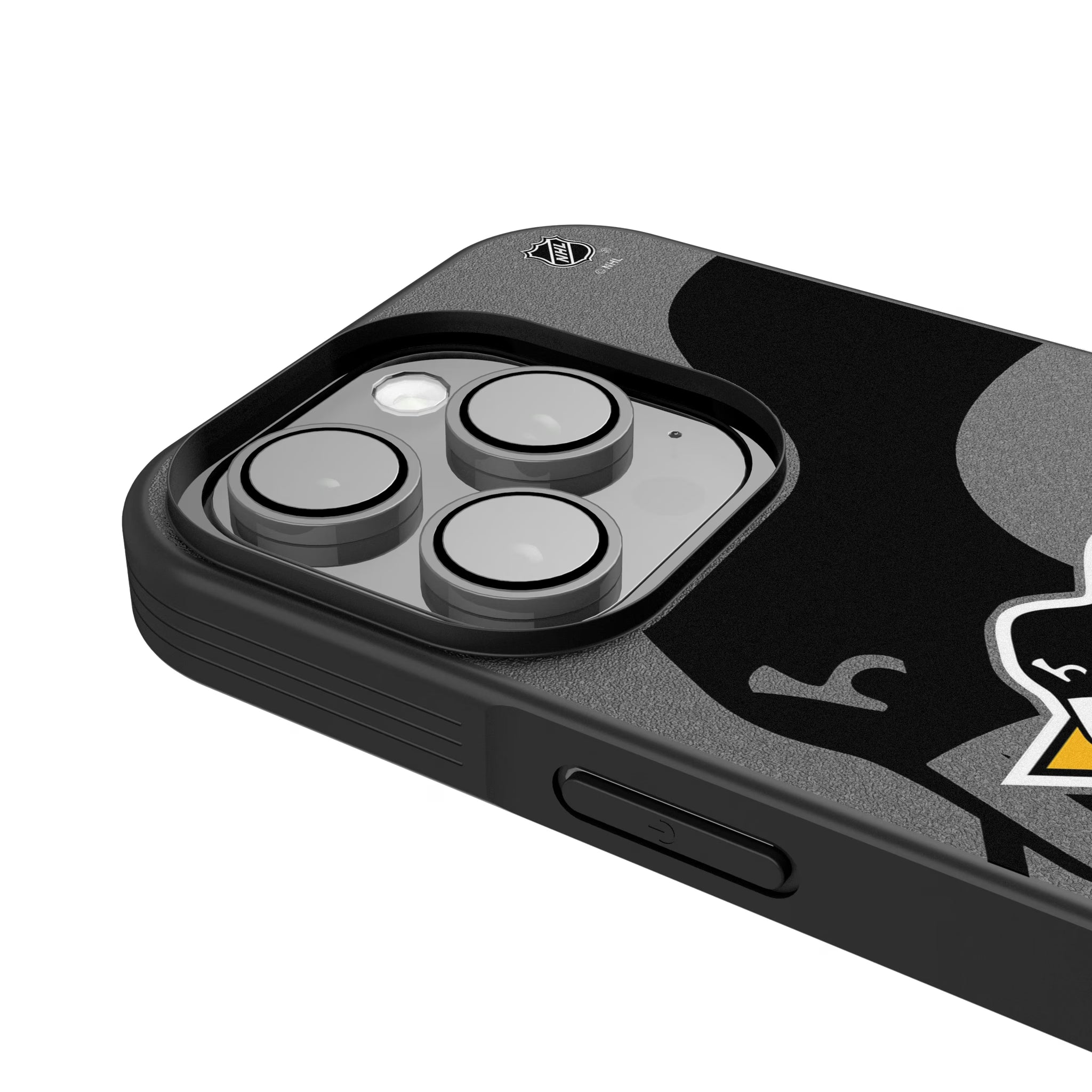 Pittsburgh Penguins Monocolor Tilt iPhone Bump Phone Case for Apple iPhone - Detail