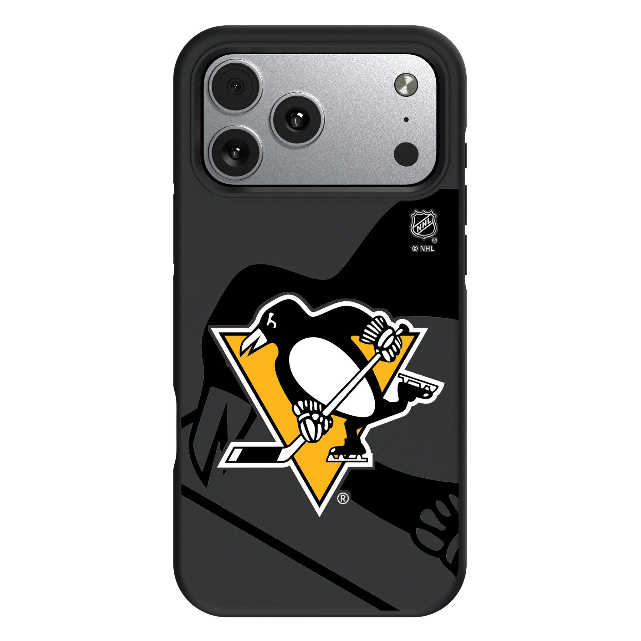 Pittsburgh Penguins Monocolor Tilt iPhone Bump Phone Case for Apple iPhone#Device_iPhone 17 Pro Max