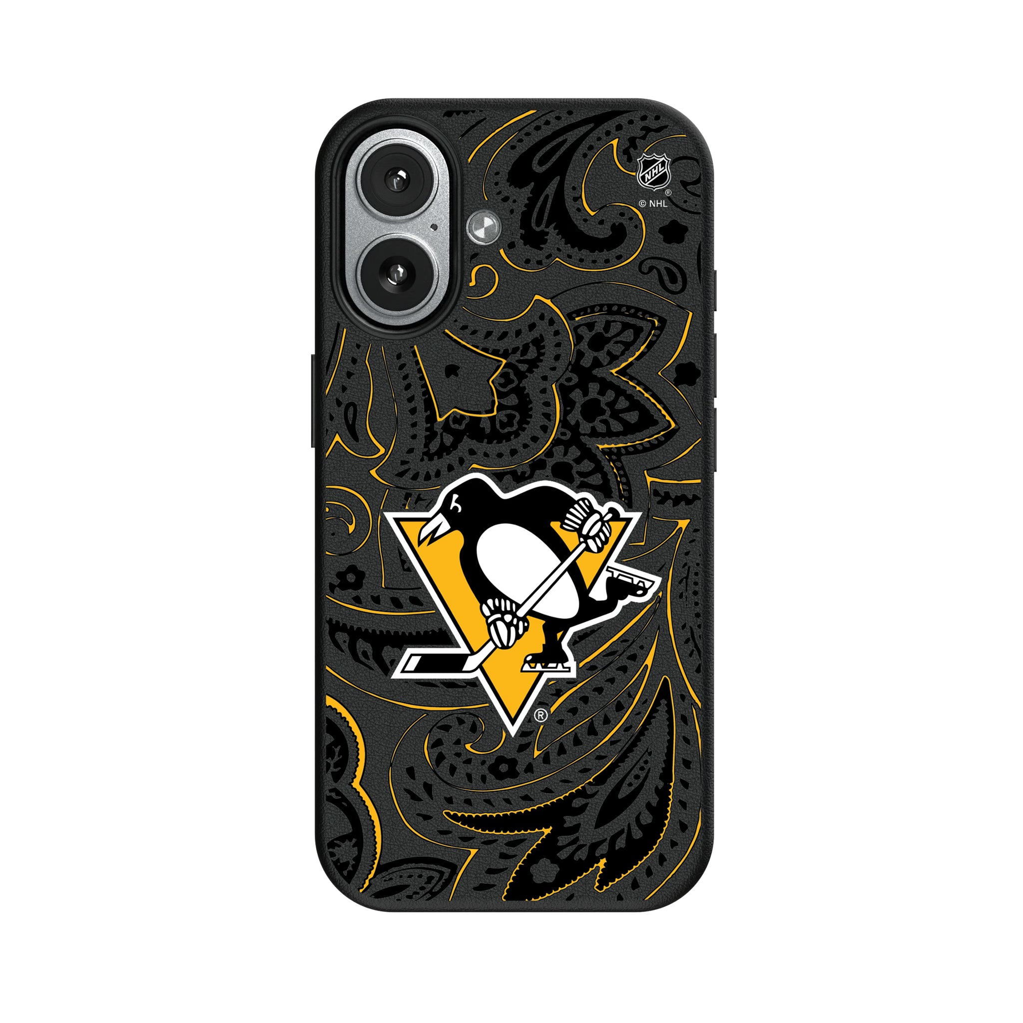 Pittsburgh Penguins Paisley iPhone MagSafe Compatible Phone Case for Apple iPhone#Device_iPhone 17
