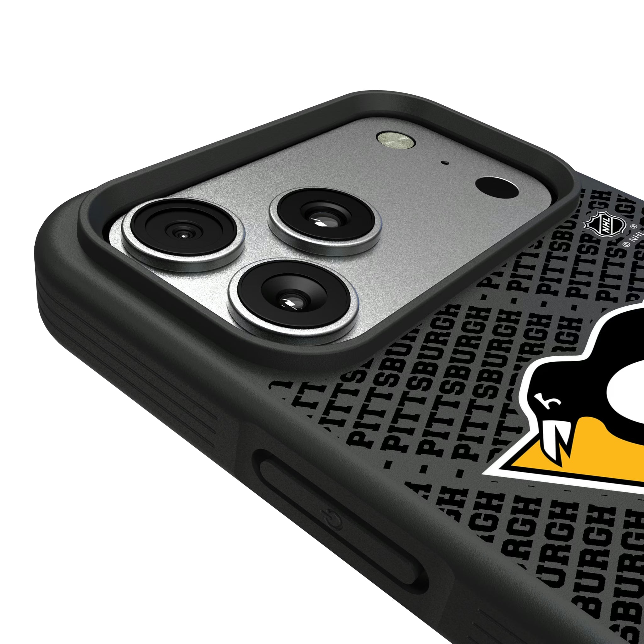 Pittsburgh Penguins Personalized EndZone Plus iPhone Bump Phone Case for Apple iPhone - Detail#Device_iPhone 17 Pro Max