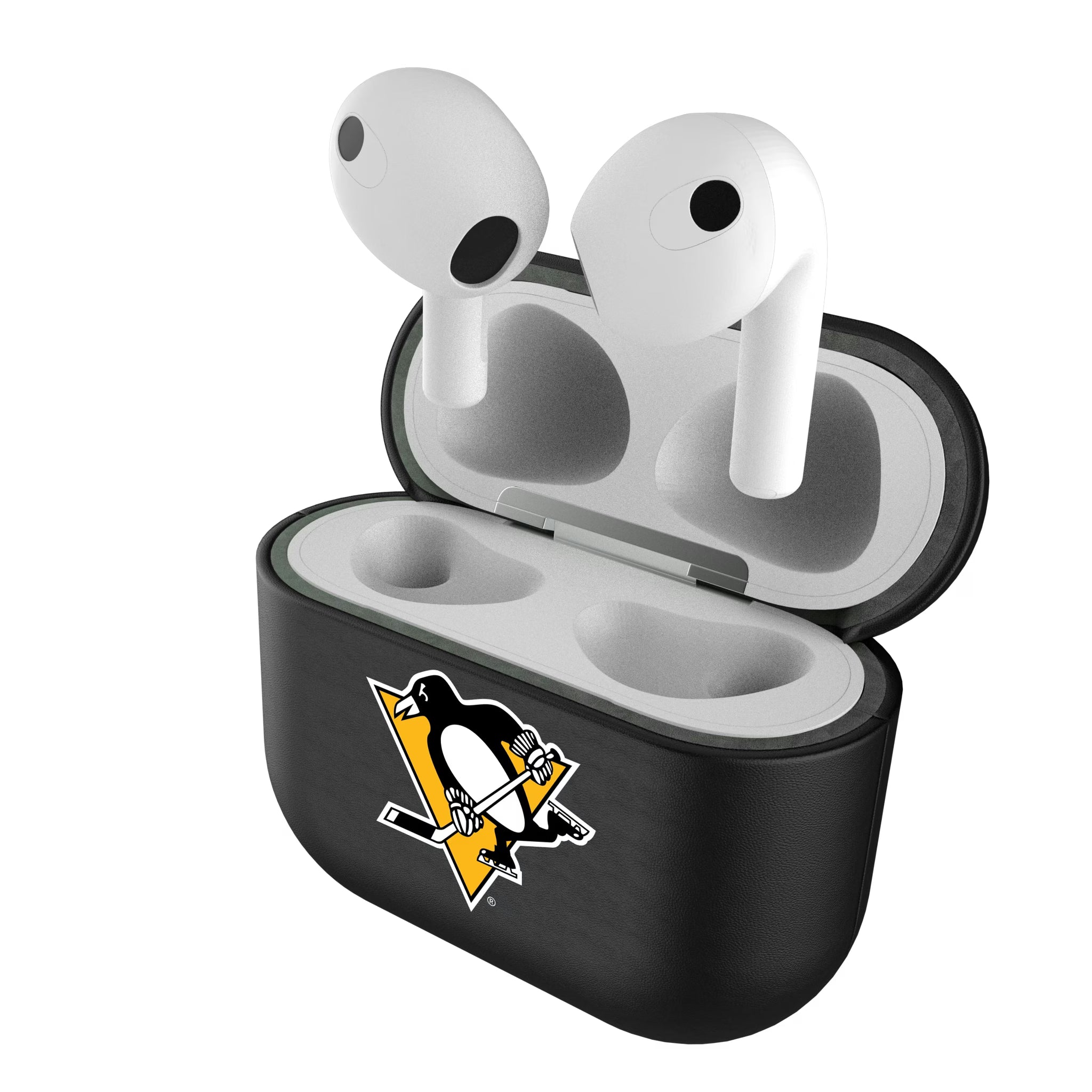 Pittsburgh Penguins Personalized Insignia AirPods AirPod Case Cover#Device_AirPods 3rd Gen