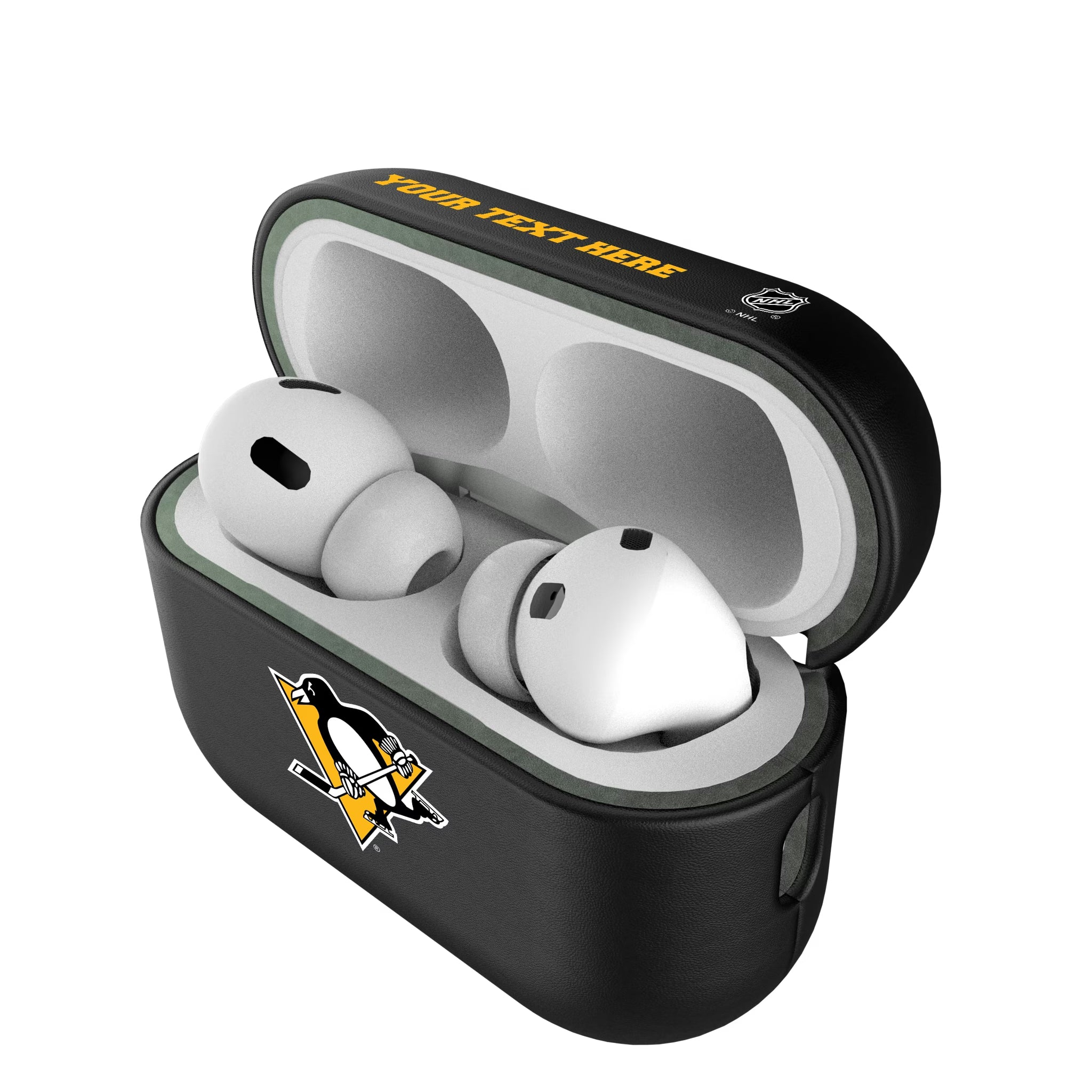 Pittsburgh Penguins Personalized Insignia AirPods AirPod Case Cover#Device_AirPods Pro 2nd Gen