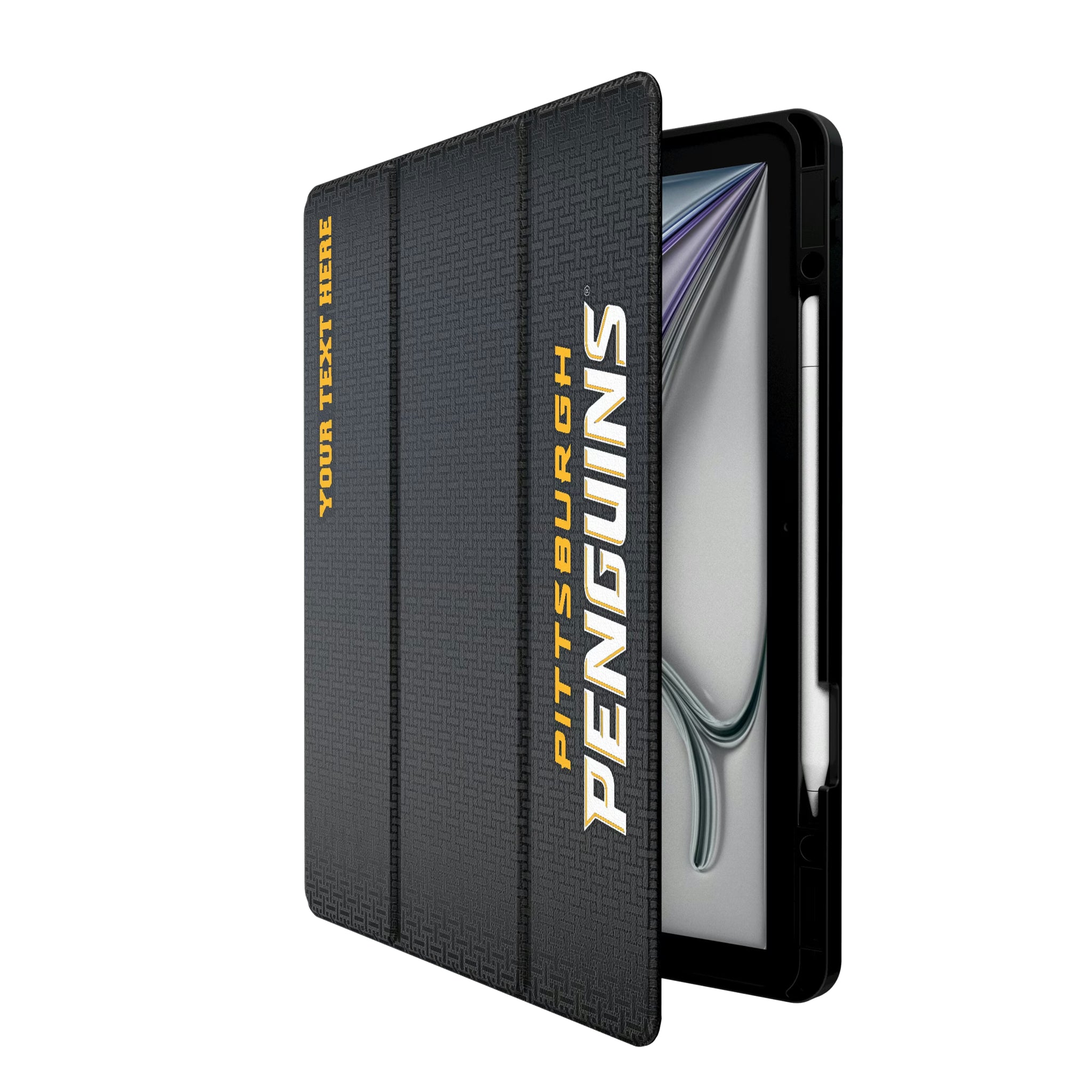 Pittsburgh Penguins Personalized Linen iPad Tablet Case for Apple iPad