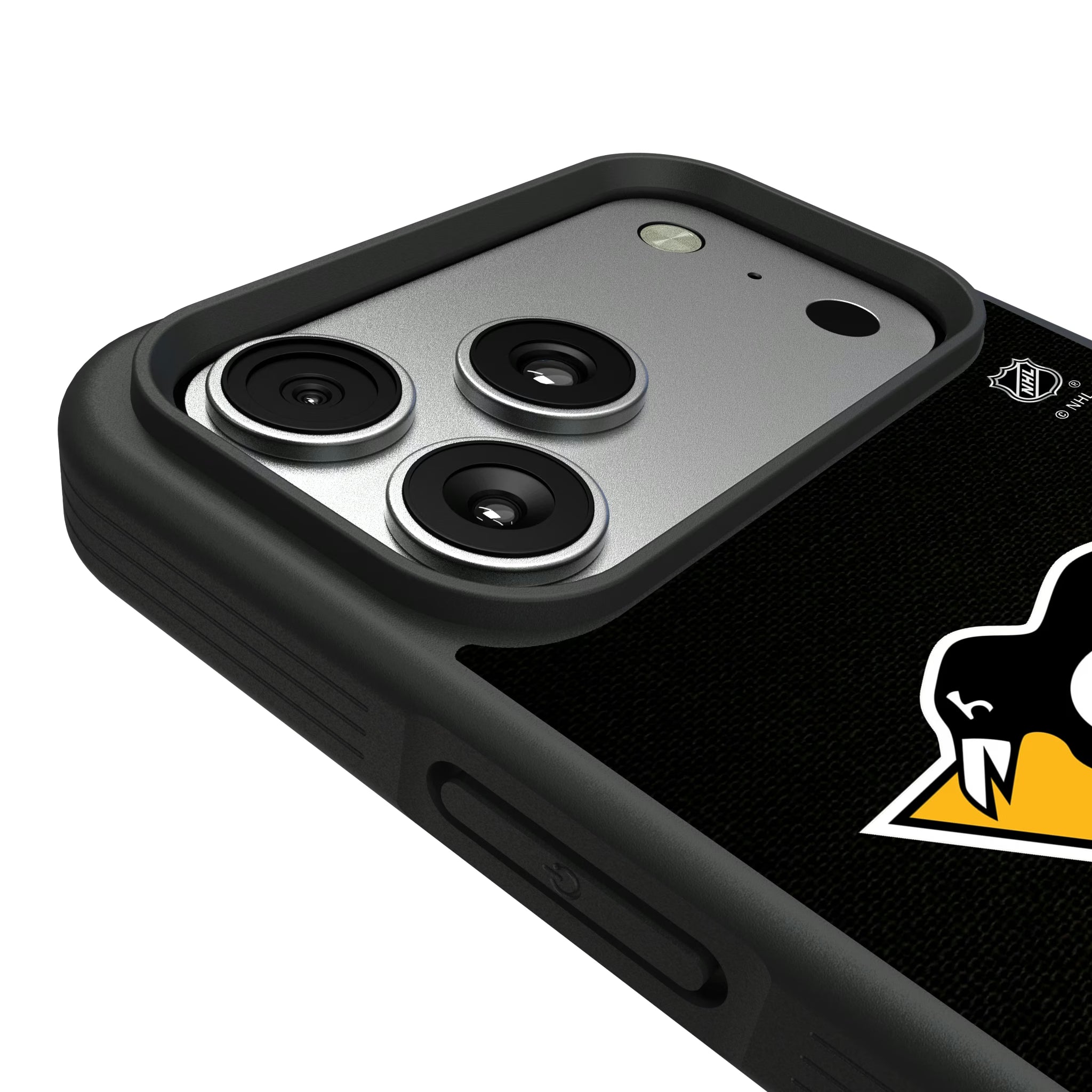 Pittsburgh Penguins Personalized Stripe iPhone Bump Phone Case for Apple iPhone - Detail#Device_iPhone 17 Pro Max