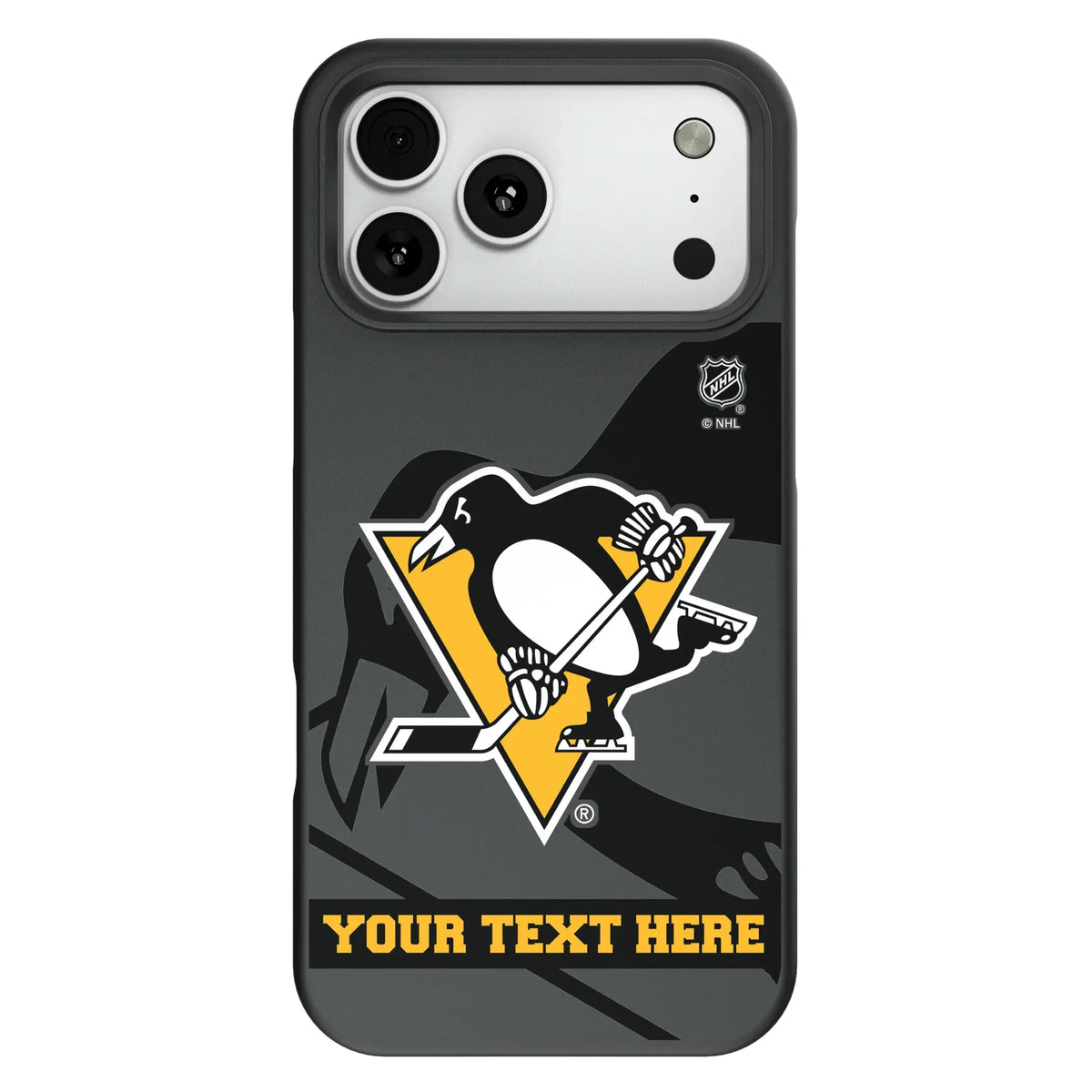 Pittsburgh Penguins Personalized Tilt Bump Phone Case for Apple iPhone