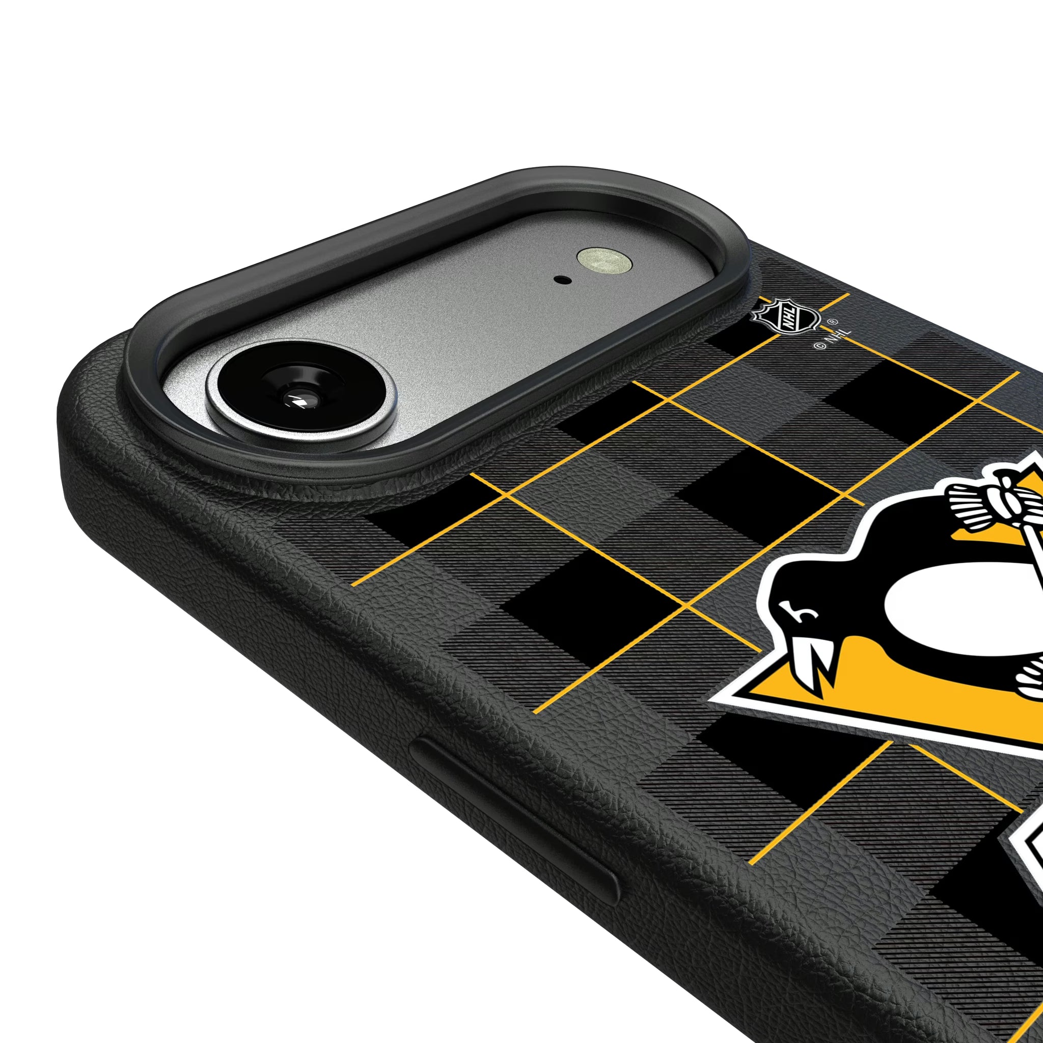 Pittsburgh Penguins Plaid iPhone MagSafe Compatible Phone Case for Apple iPhone - Detail#Device_iPhone Air