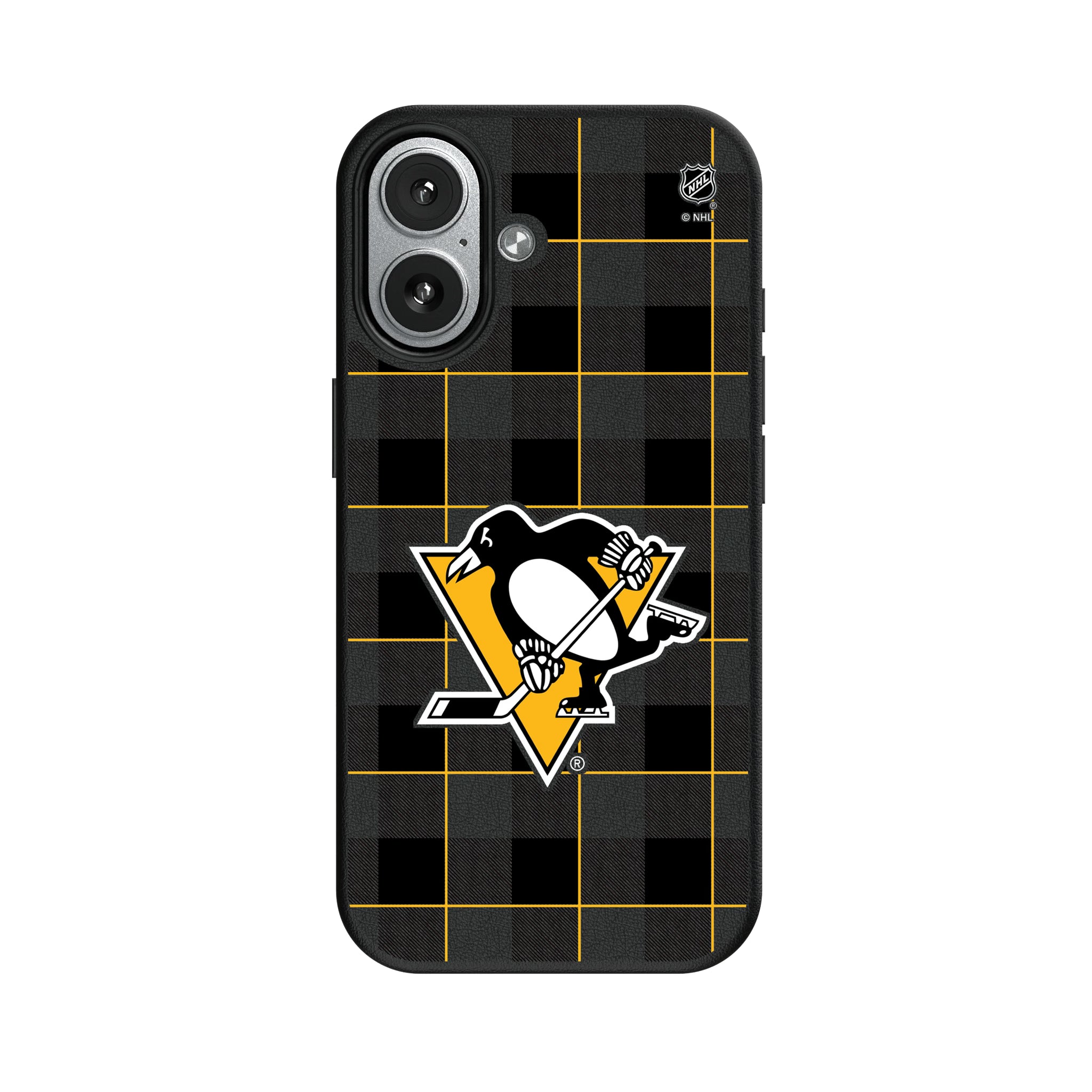 Pittsburgh Penguins Plaid iPhone MagSafe Compatible Phone Case for Apple iPhone#Device_iPhone 17