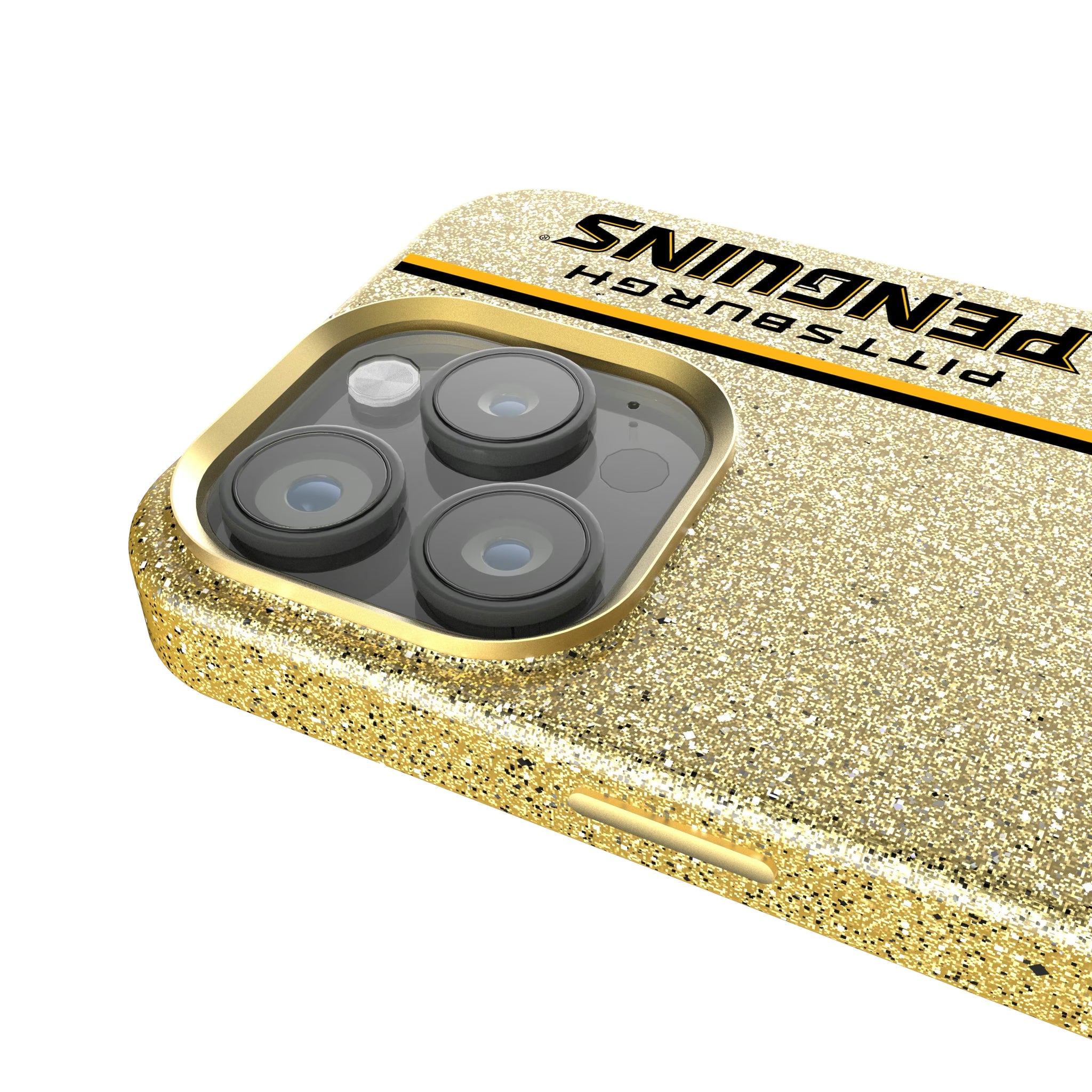 Pittsburgh Penguins Sidebar iPhone Bling Phone Case for Apple iPhone - Detail