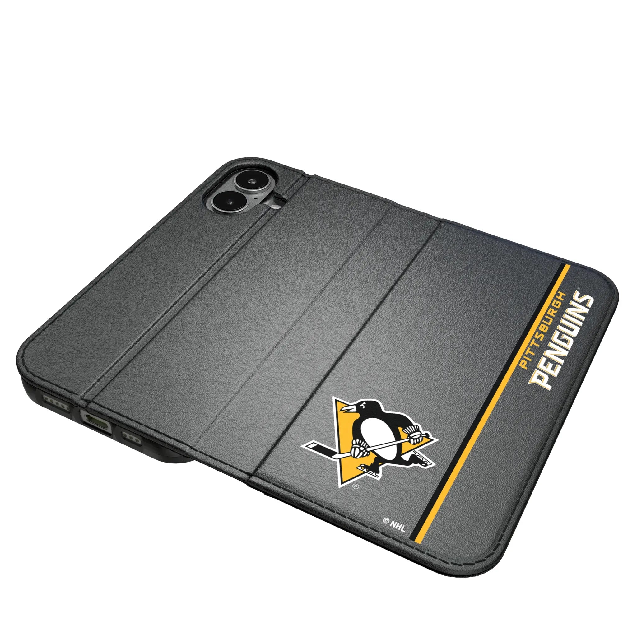 Pittsburgh Penguins Sidebar iPhone Folio Phone Case for Apple iPhone#Device_iPhone 17