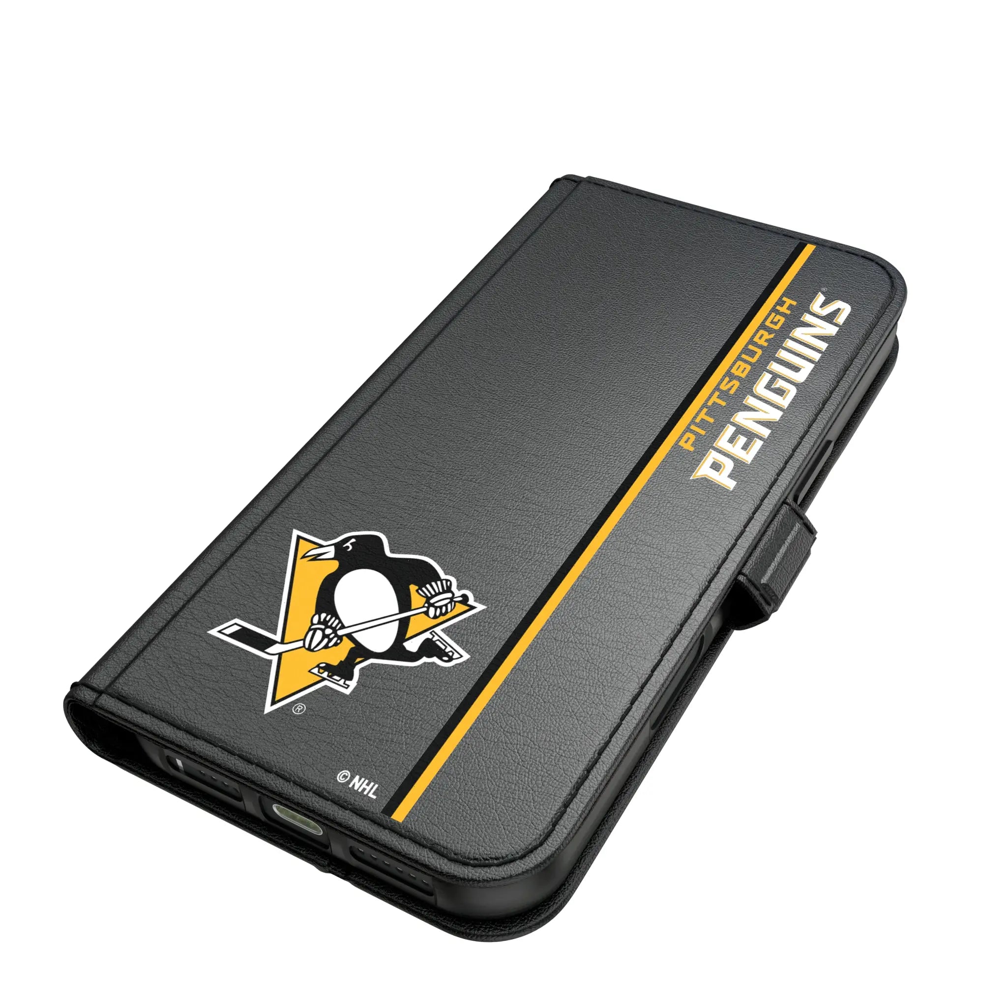 Pittsburgh Penguins Sidebar iPhone Folio Phone Case for Apple iPhone#Device_iPhone 17 Pro Max