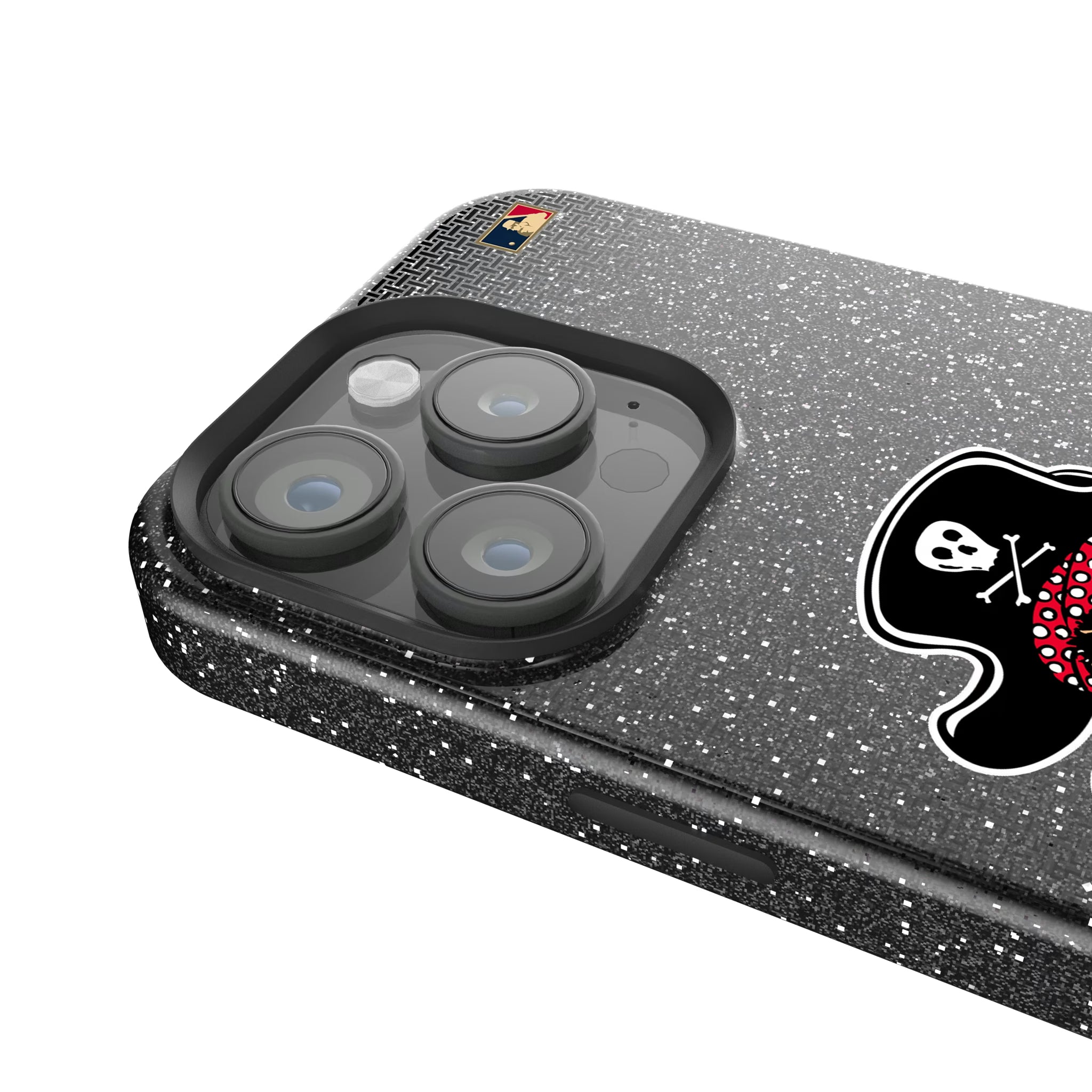 Pittsburgh Pirates 1958-1966 - Cooperstown Collection Linen iPhone Bling Phone Case for Apple iPhone - Detail