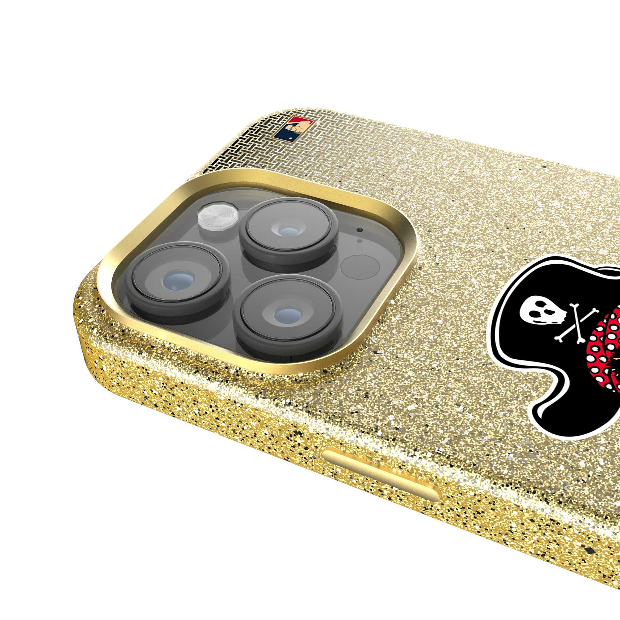 Pittsburgh Pirates 1958-1966 - Cooperstown Collection Linen iPhone Bling Phone Case for Apple iPhone - Detail